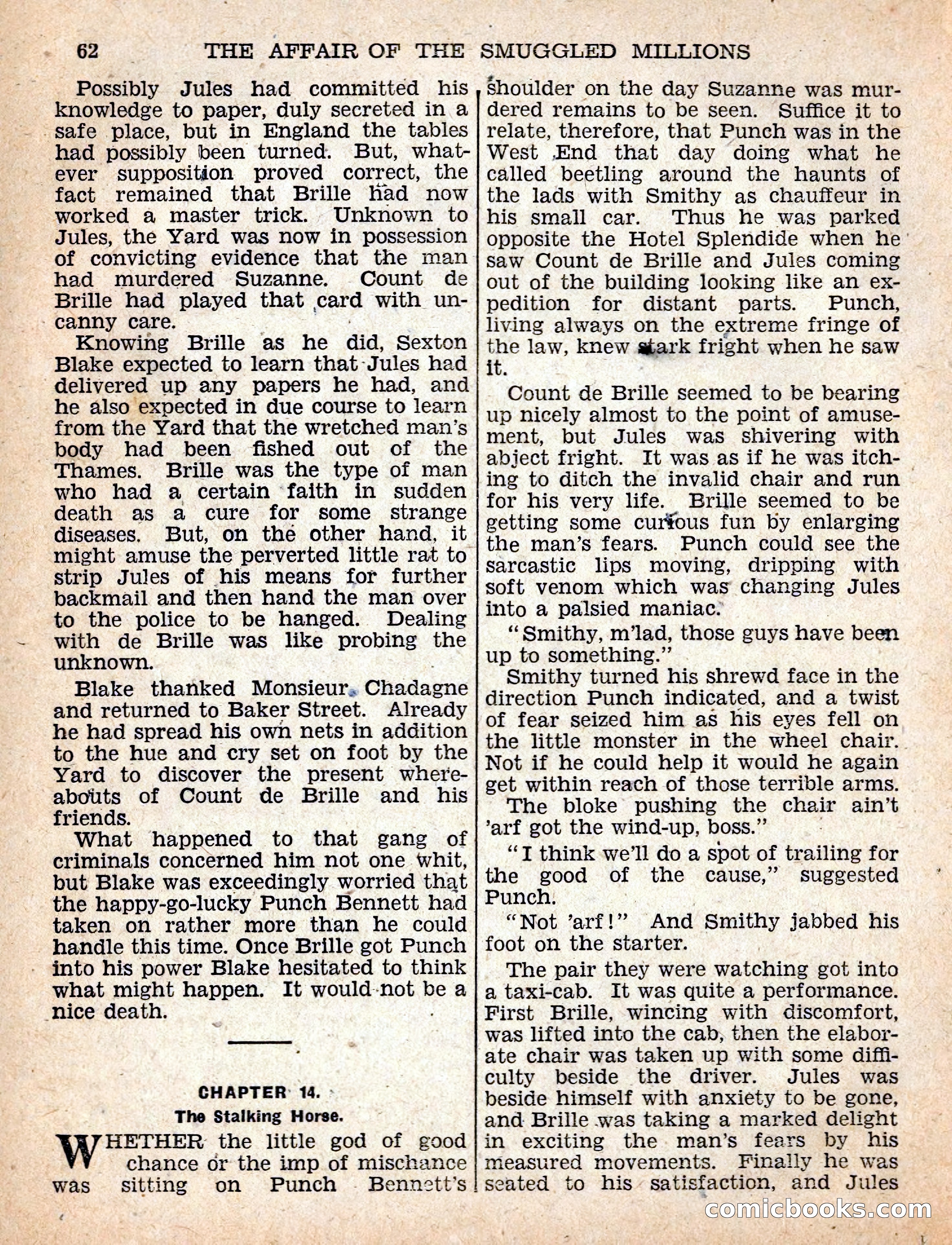 The Sexton Blake Library #54: The Affair of the Smuggled Millions — page 64 of 100