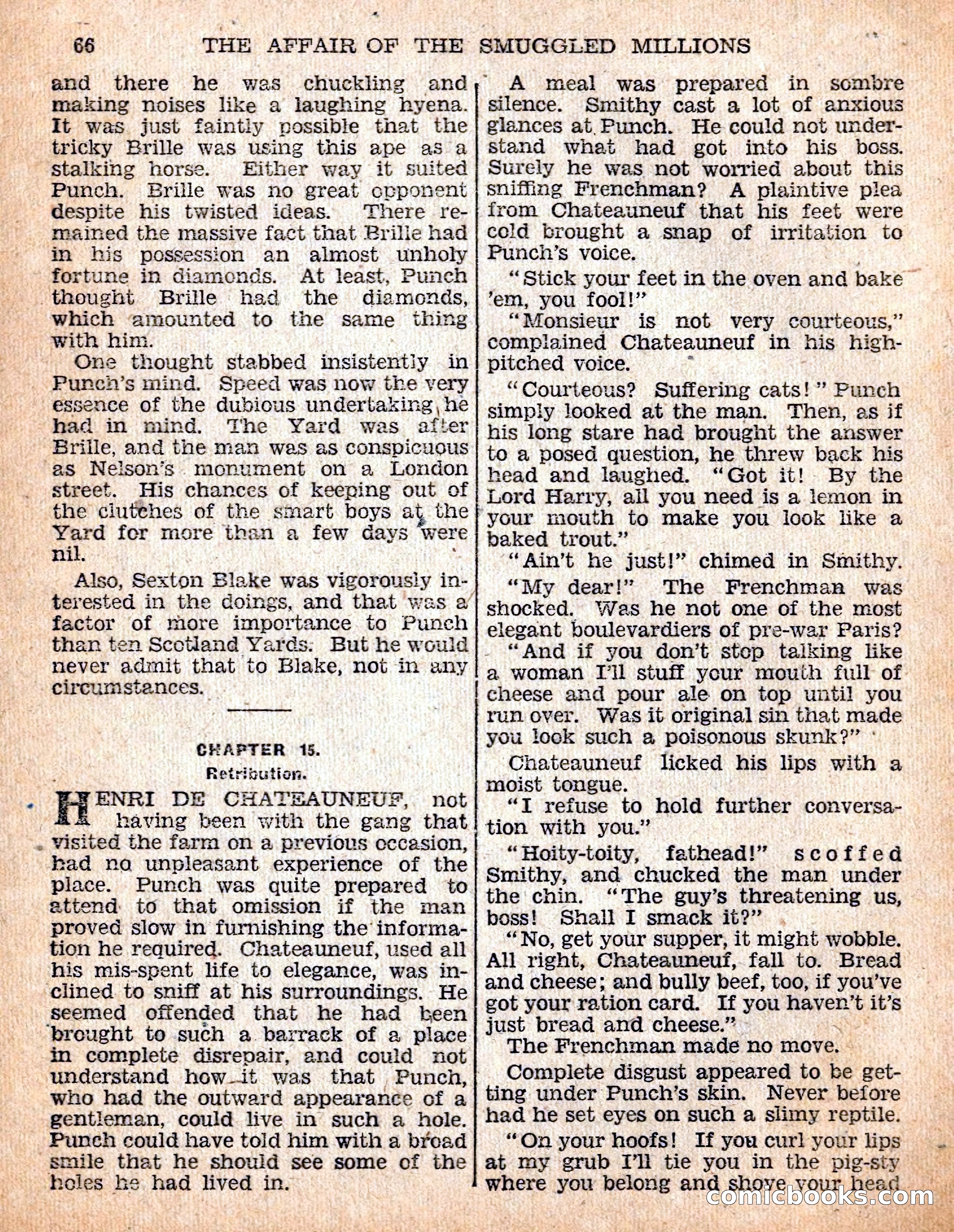 The Sexton Blake Library #54: The Affair of the Smuggled Millions — page 68 of 100