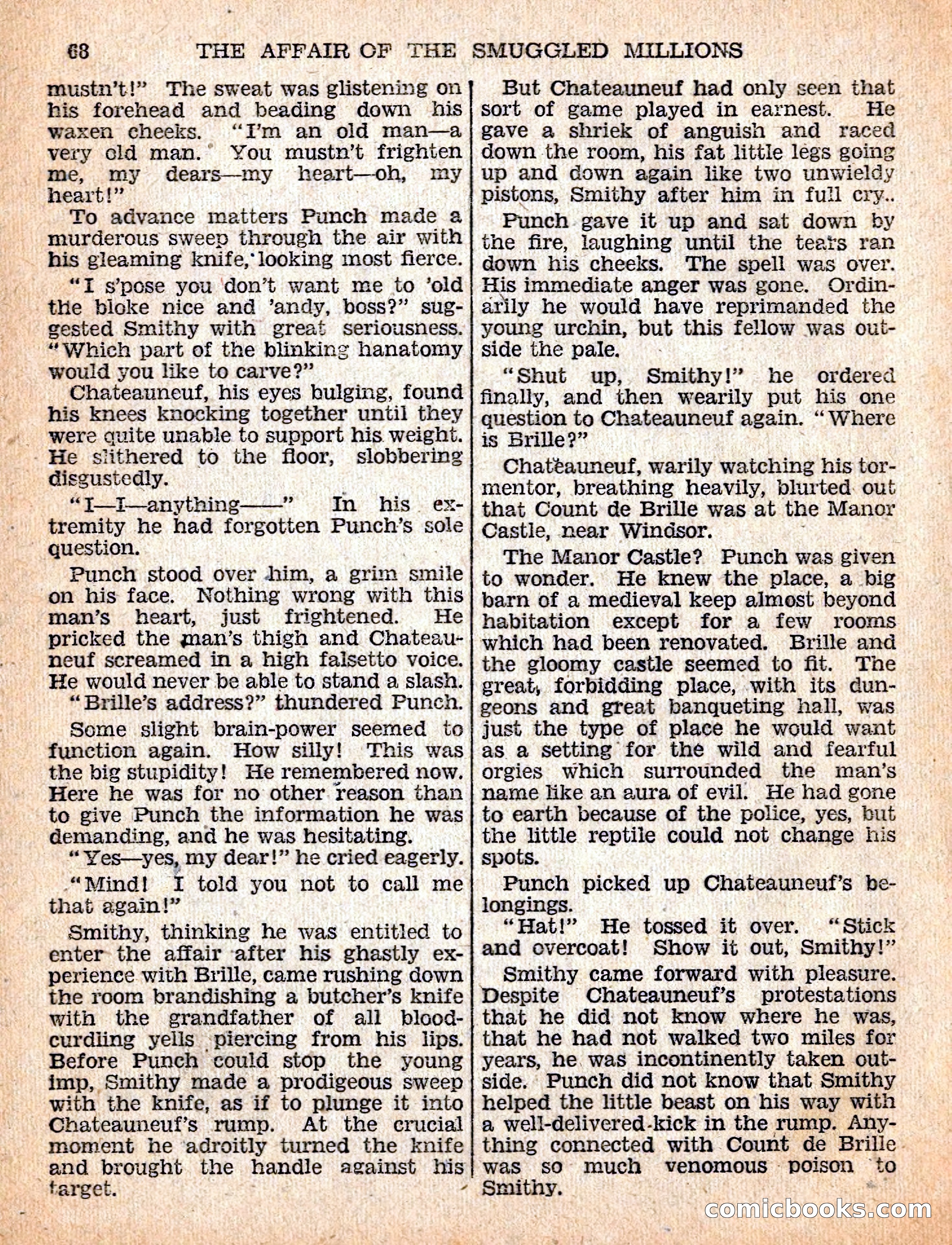 The Sexton Blake Library #54: The Affair of the Smuggled Millions — page 70 of 100