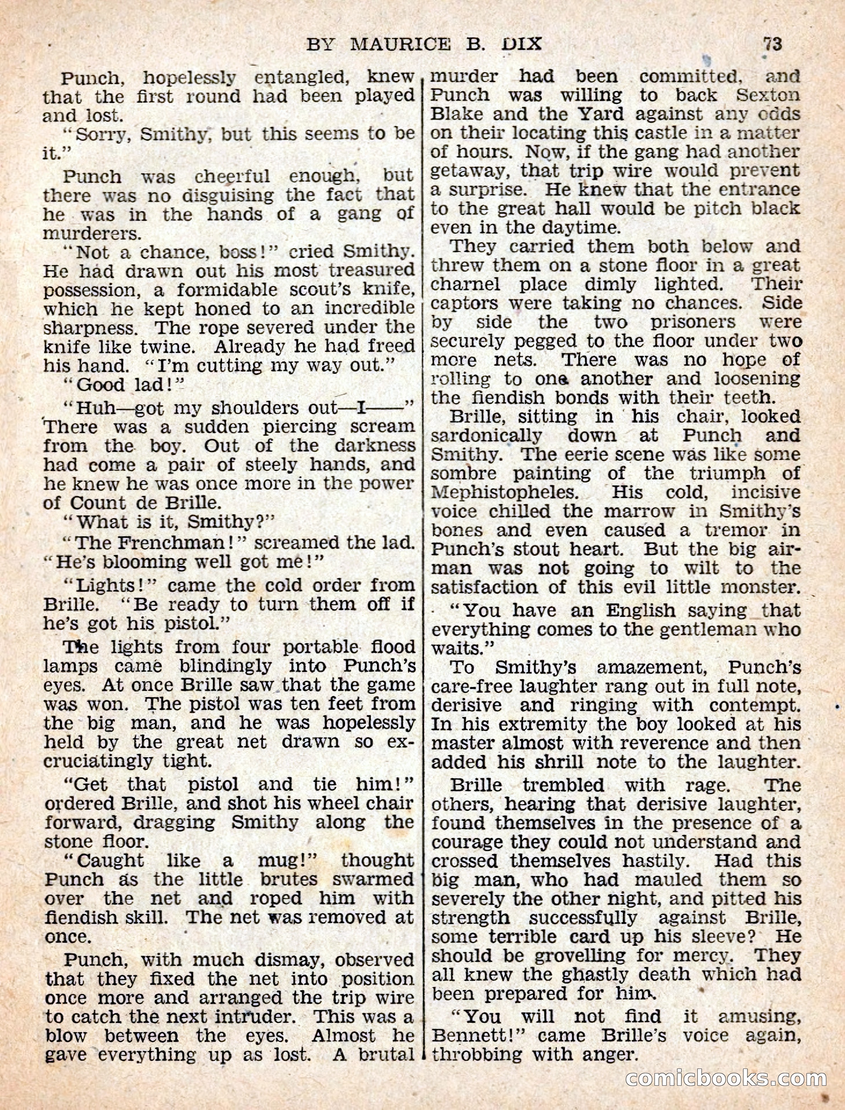 The Sexton Blake Library #54: The Affair of the Smuggled Millions — page 75 of 100