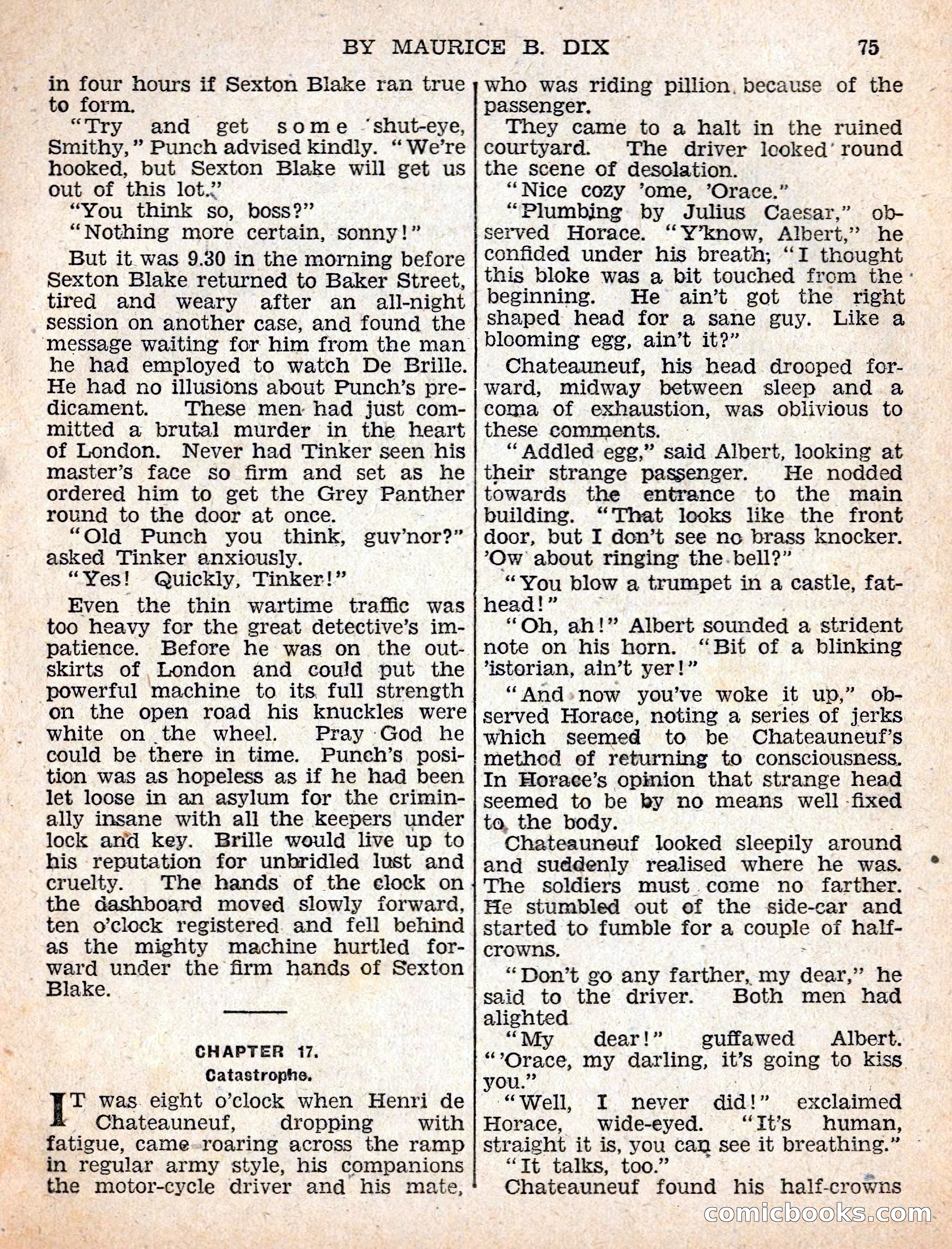 The Sexton Blake Library #54: The Affair of the Smuggled Millions — page 77 of 100