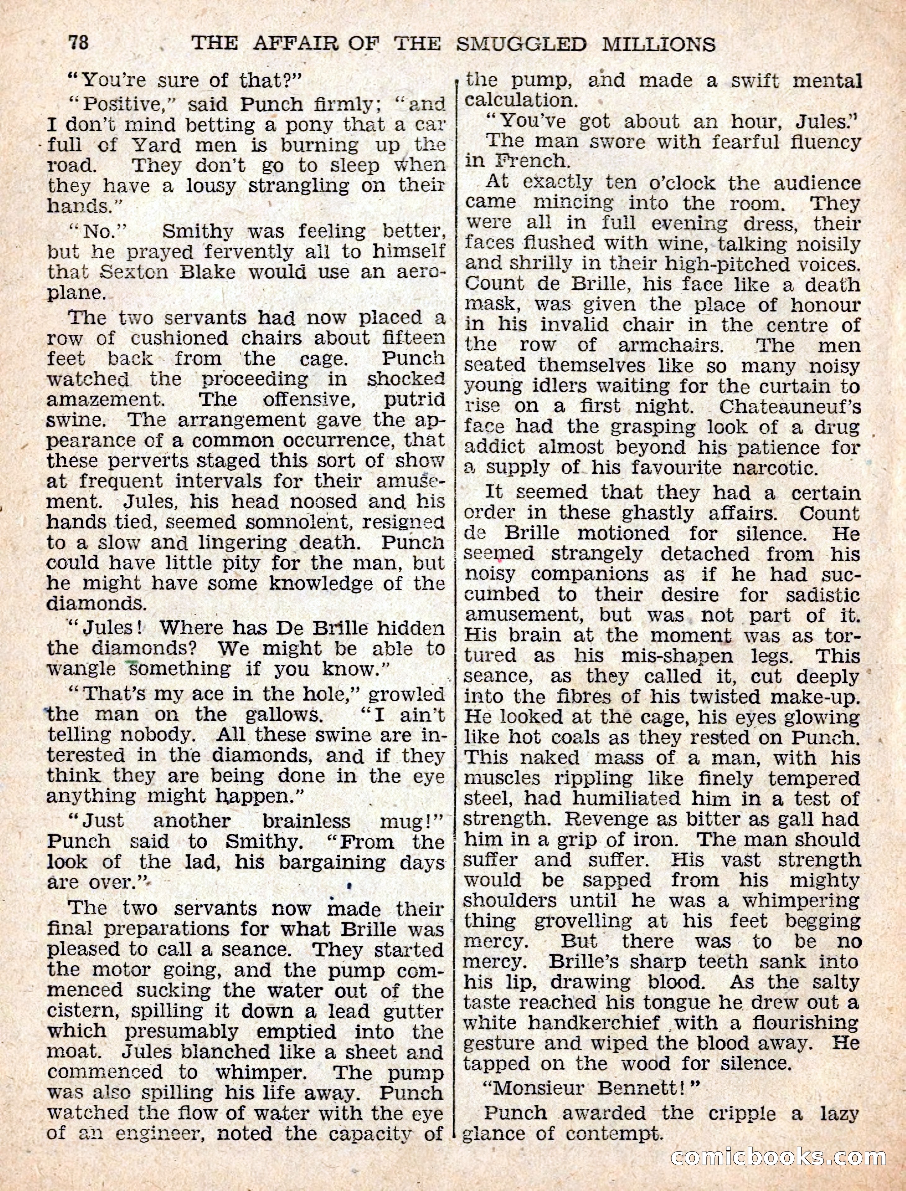 The Sexton Blake Library #54: The Affair of the Smuggled Millions — page 80 of 100