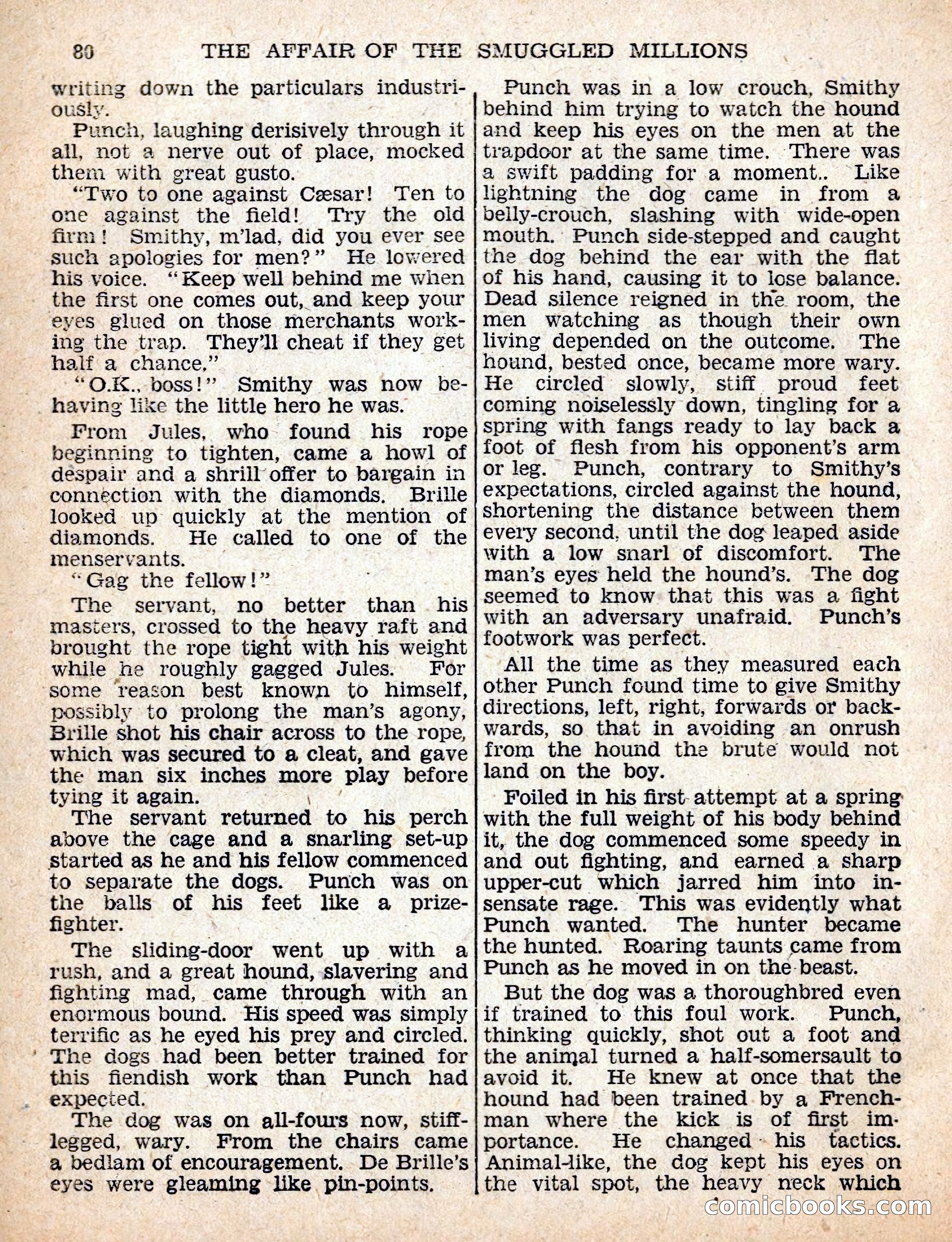 The Sexton Blake Library #54: The Affair of the Smuggled Millions — page 82 of 100