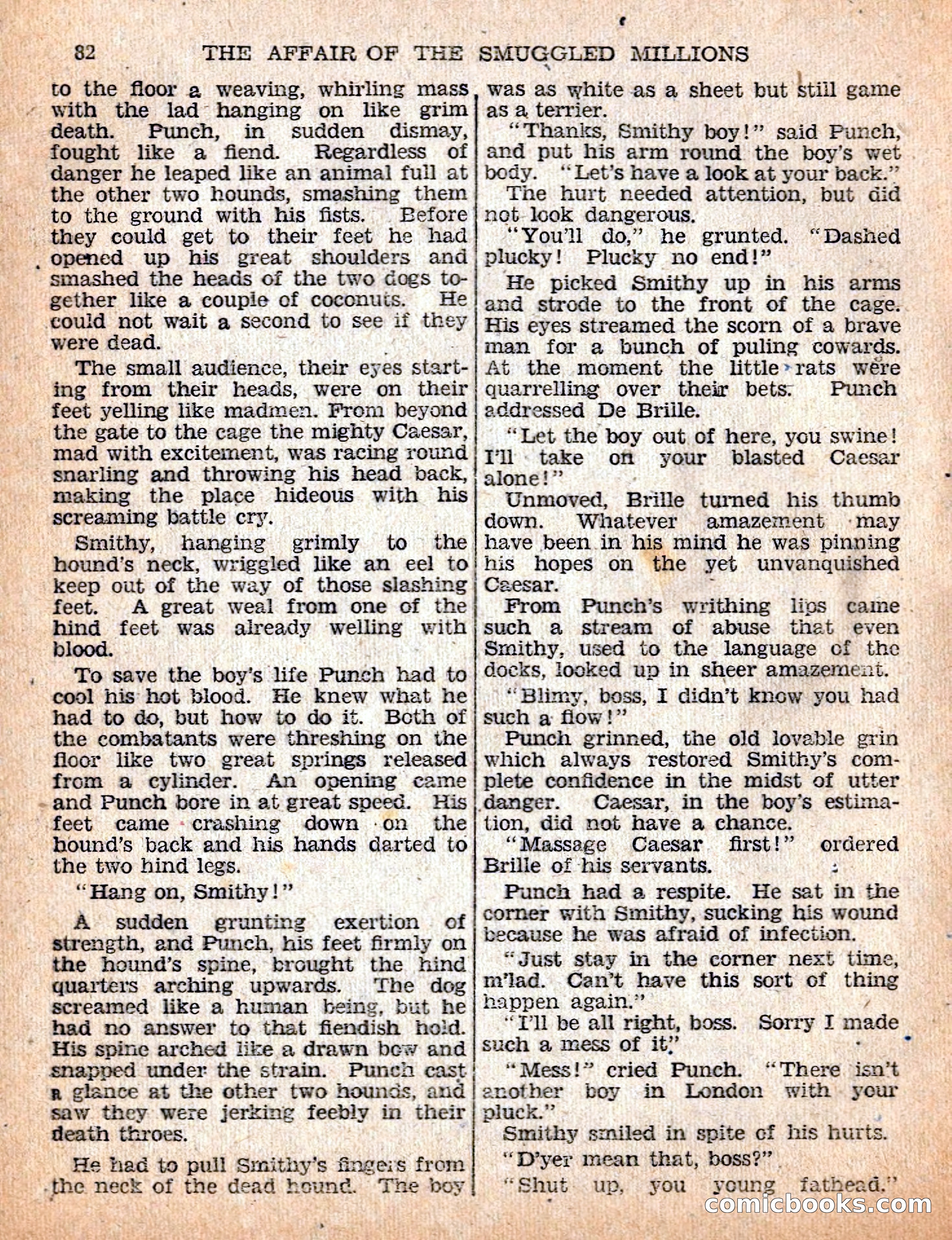 The Sexton Blake Library #54: The Affair of the Smuggled Millions — page 84 of 100