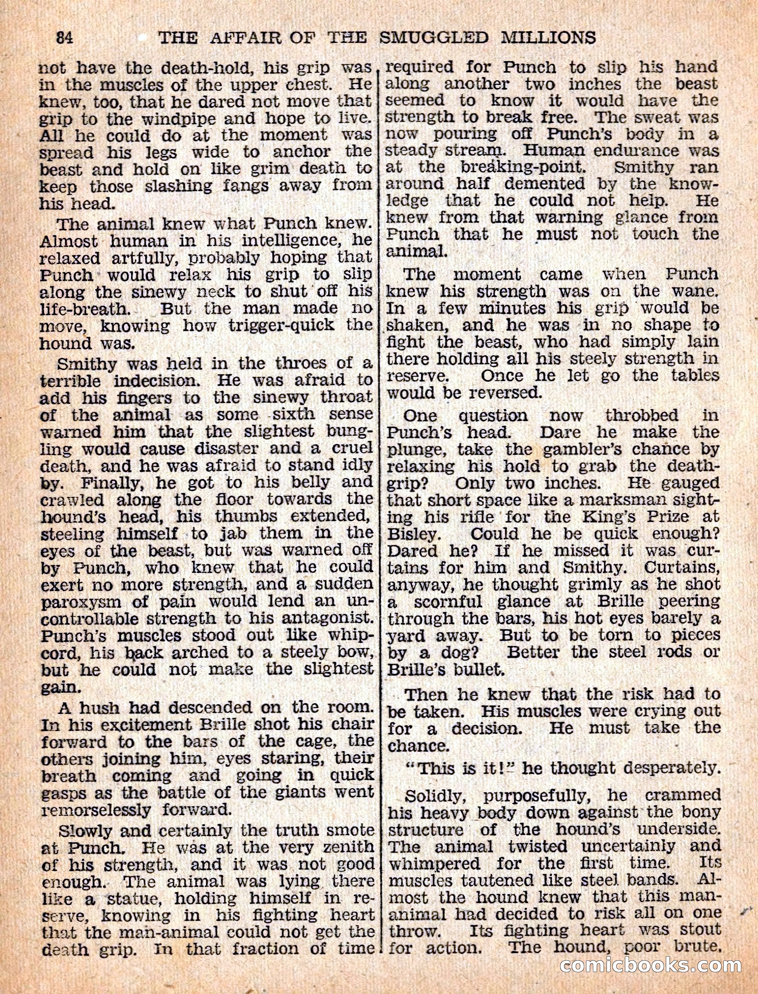 The Sexton Blake Library #54: The Affair of the Smuggled Millions — page 86 of 100
