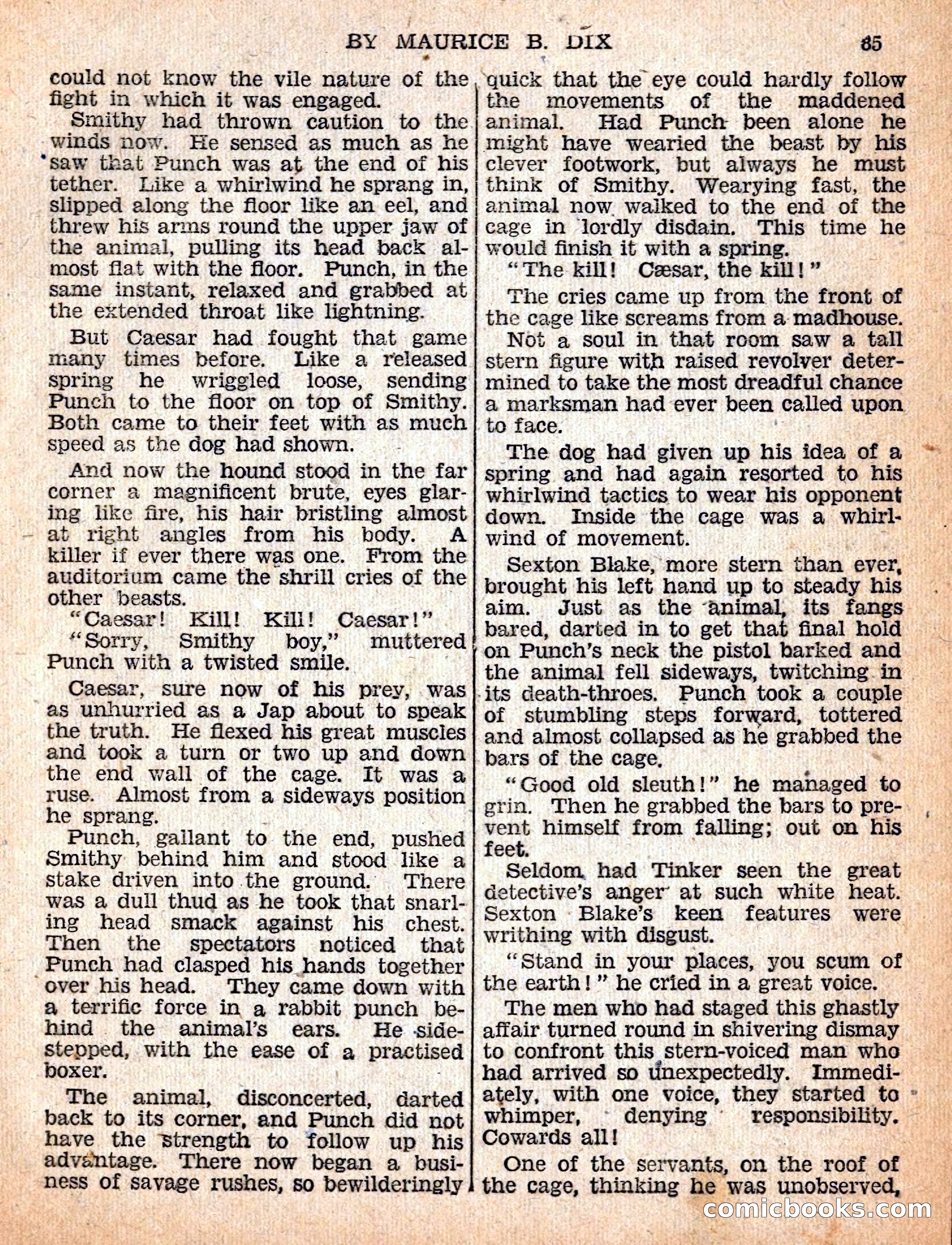 The Sexton Blake Library #54: The Affair of the Smuggled Millions — page 87 of 100