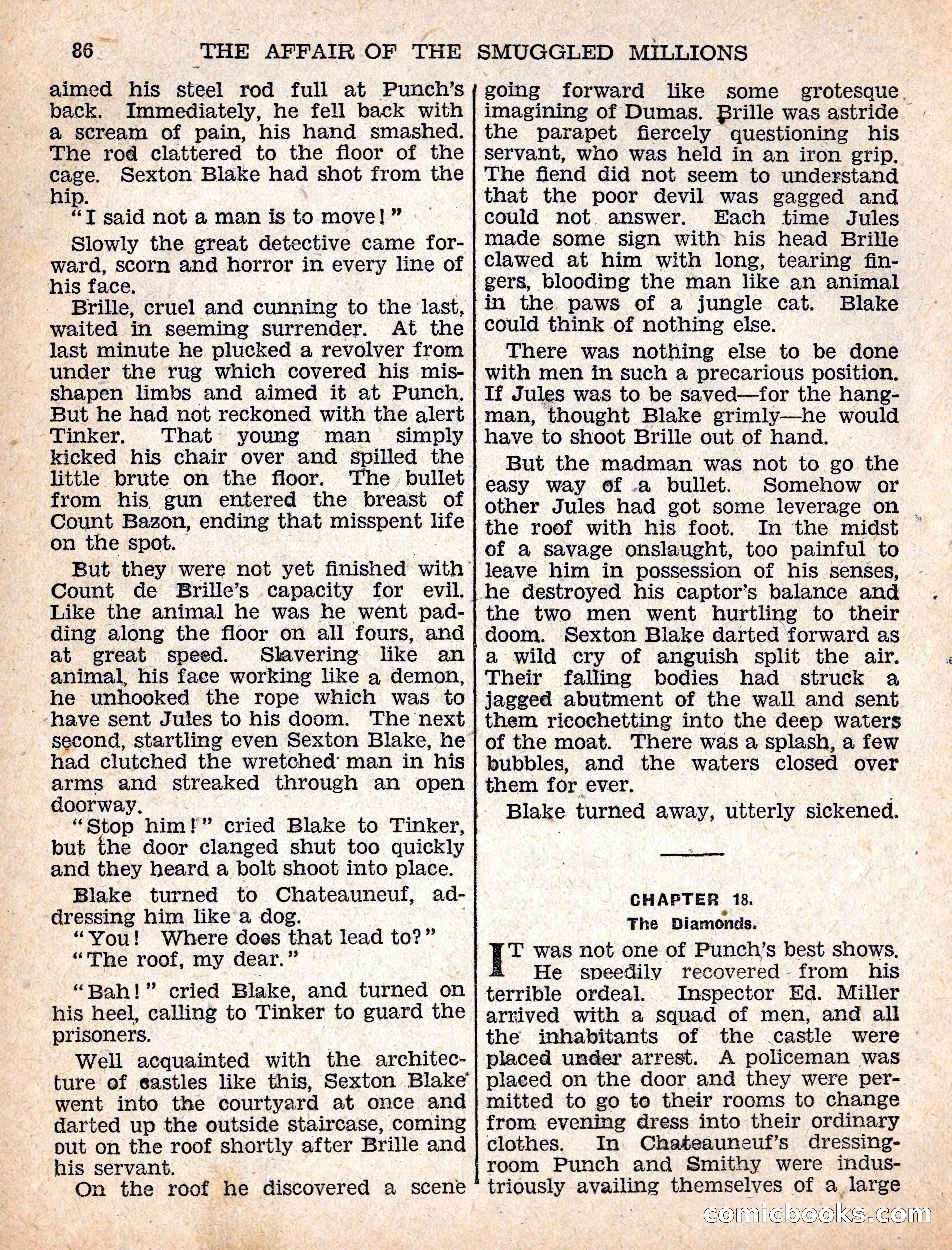 The Sexton Blake Library #54: The Affair of the Smuggled Millions — page 88 of 100