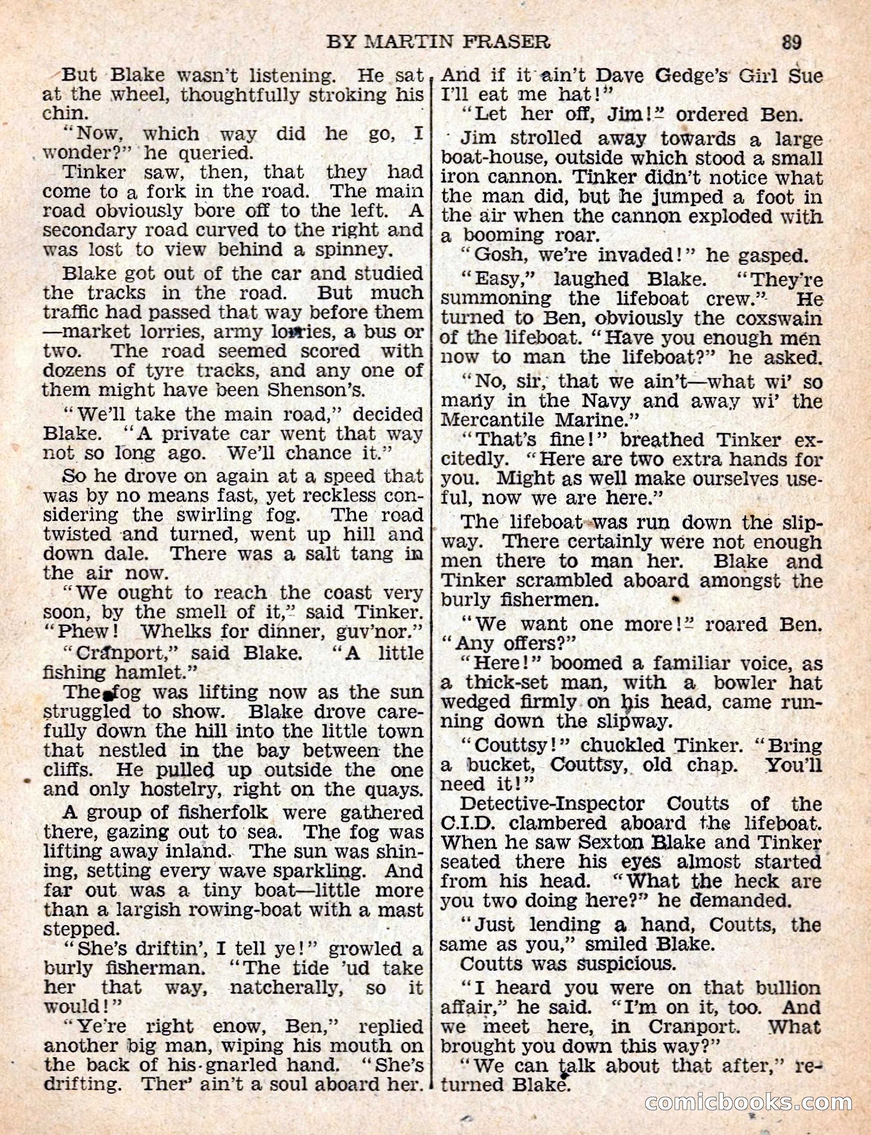 The Sexton Blake Library #54: The Affair of the Smuggled Millions — page 91 of 100
