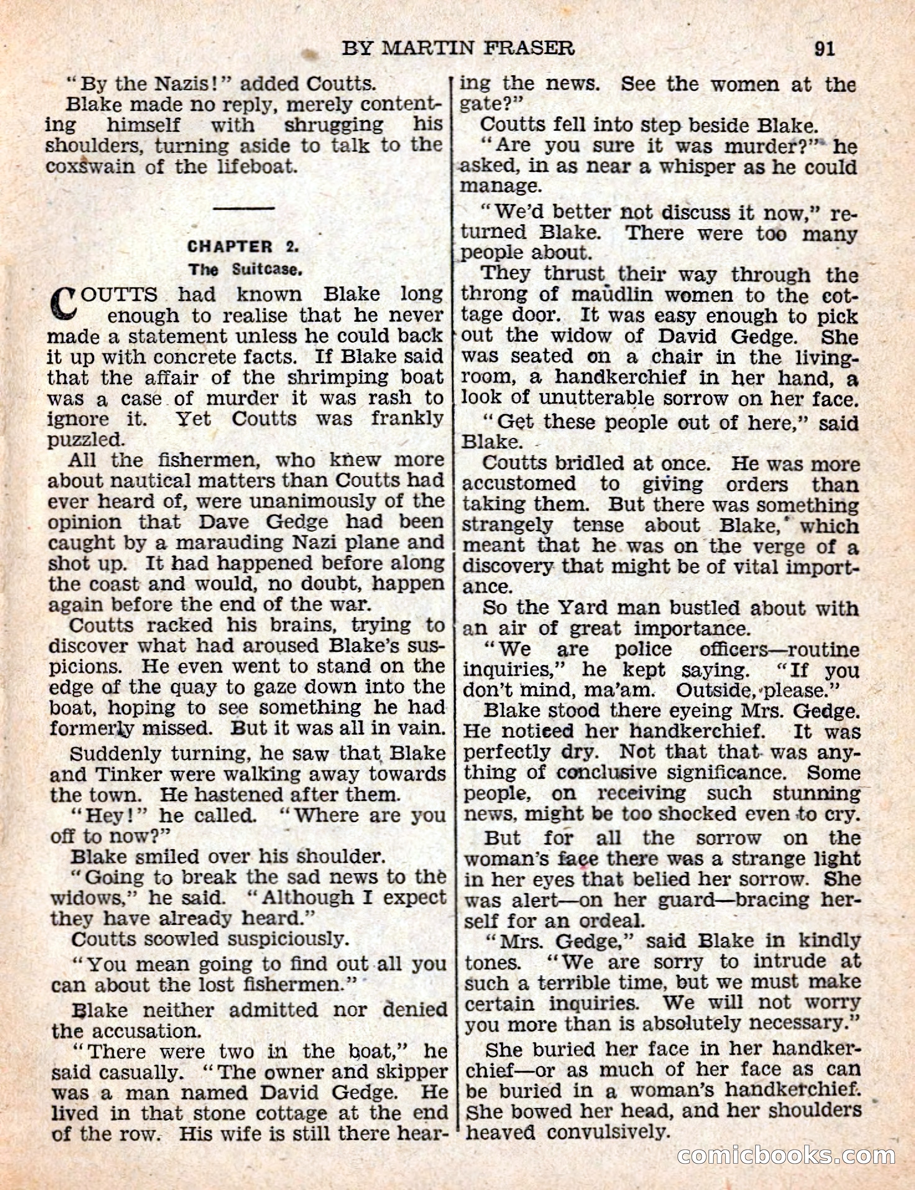 The Sexton Blake Library #54: The Affair of the Smuggled Millions — page 93 of 100