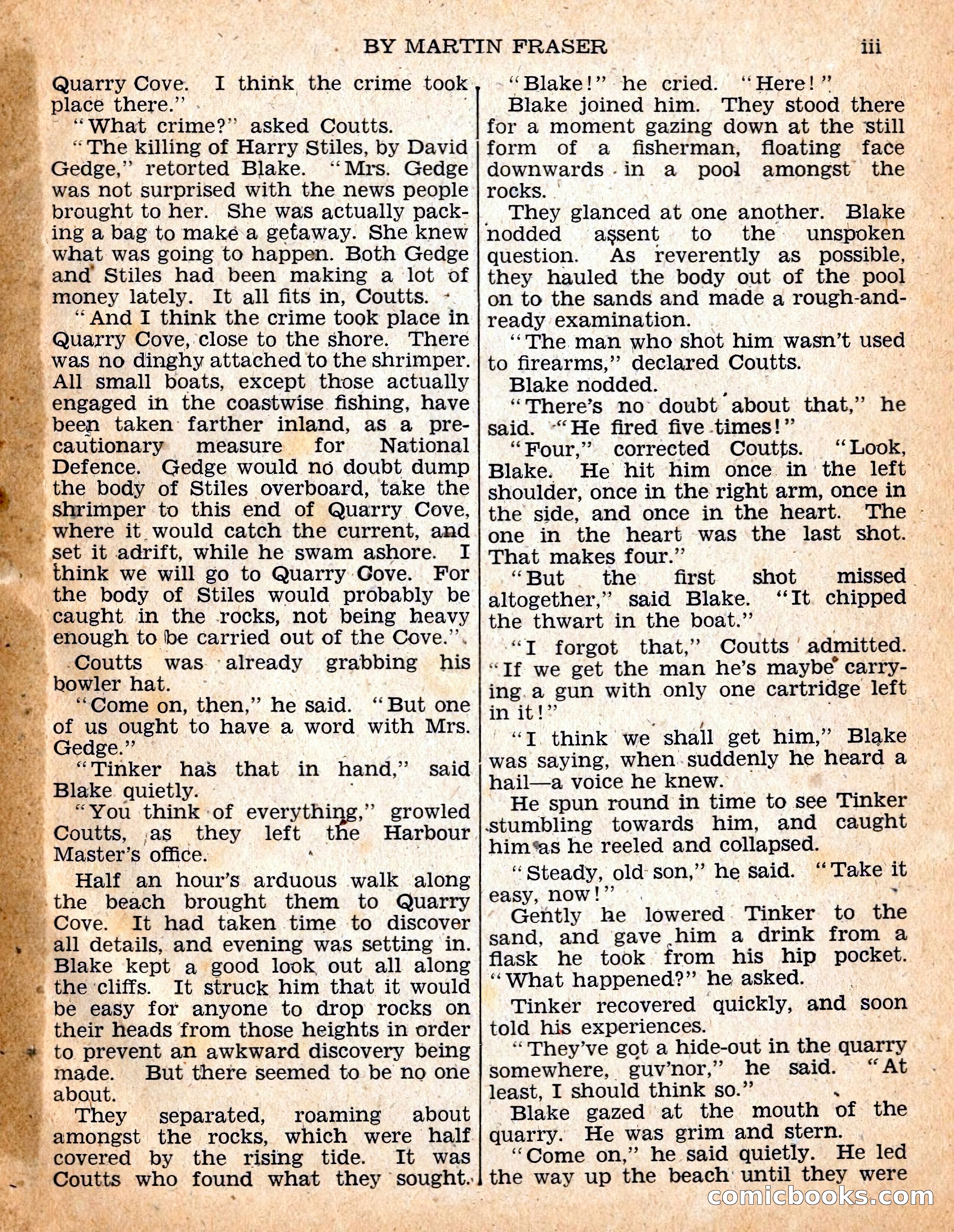 The Sexton Blake Library #54: The Affair of the Smuggled Millions — page 99 of 100