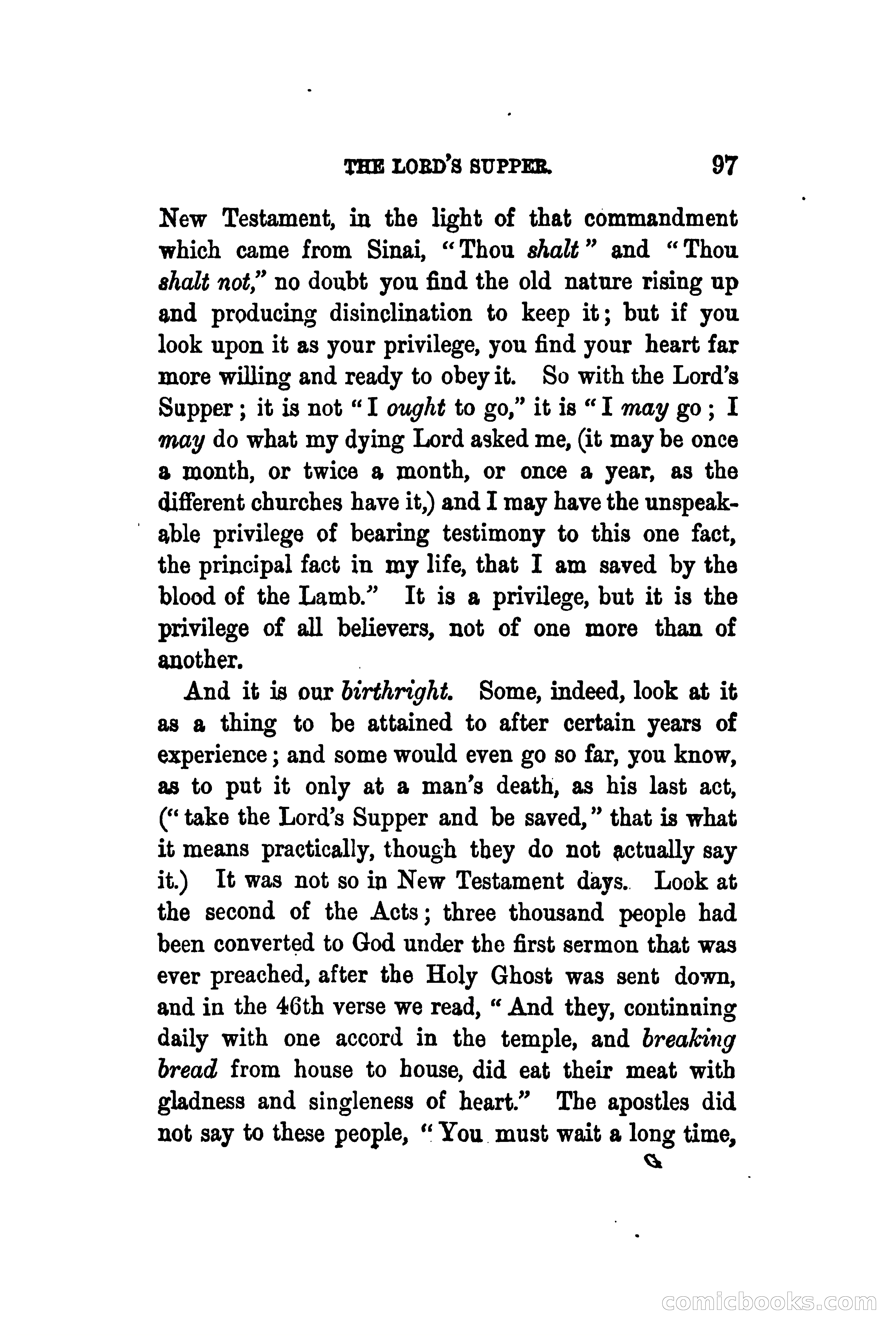 The Shadow and the Substance: Addresses on the Passover — page 110 of 224