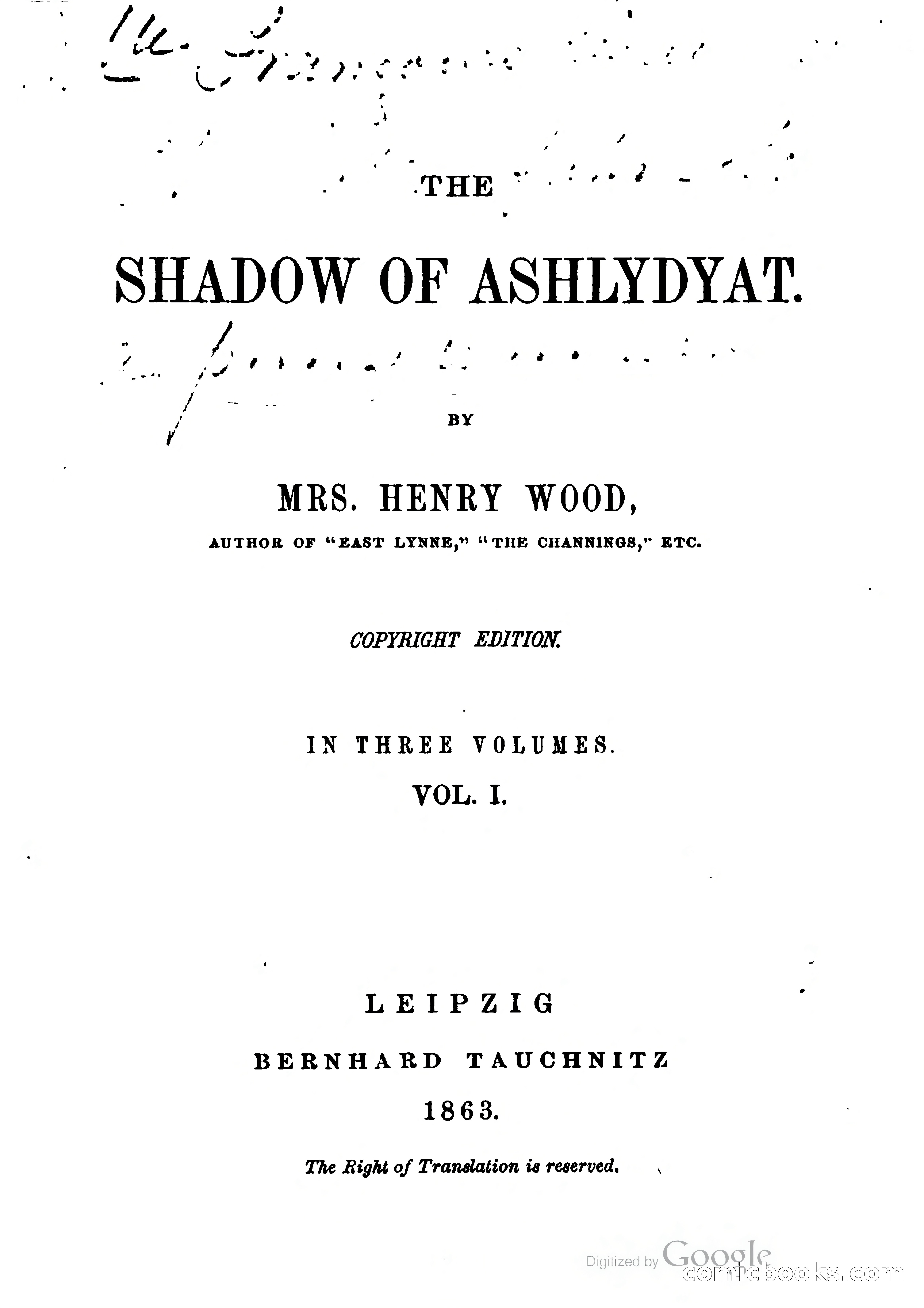 The Shadow of Ashlydyat, Vol. 1 — page 6 of 364