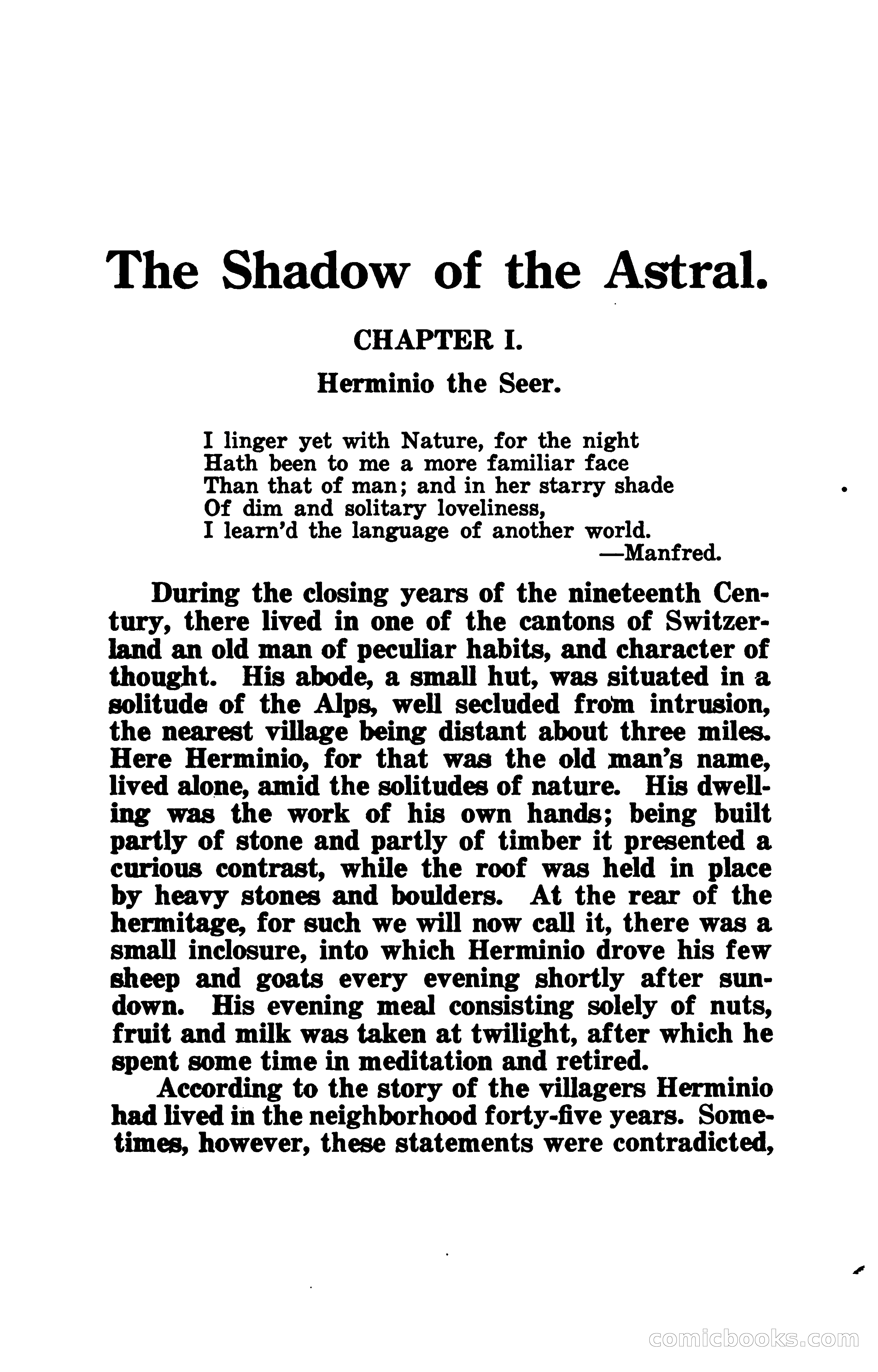 The Shadow of the Astral: A Mystic Narrative — page 16 of 344