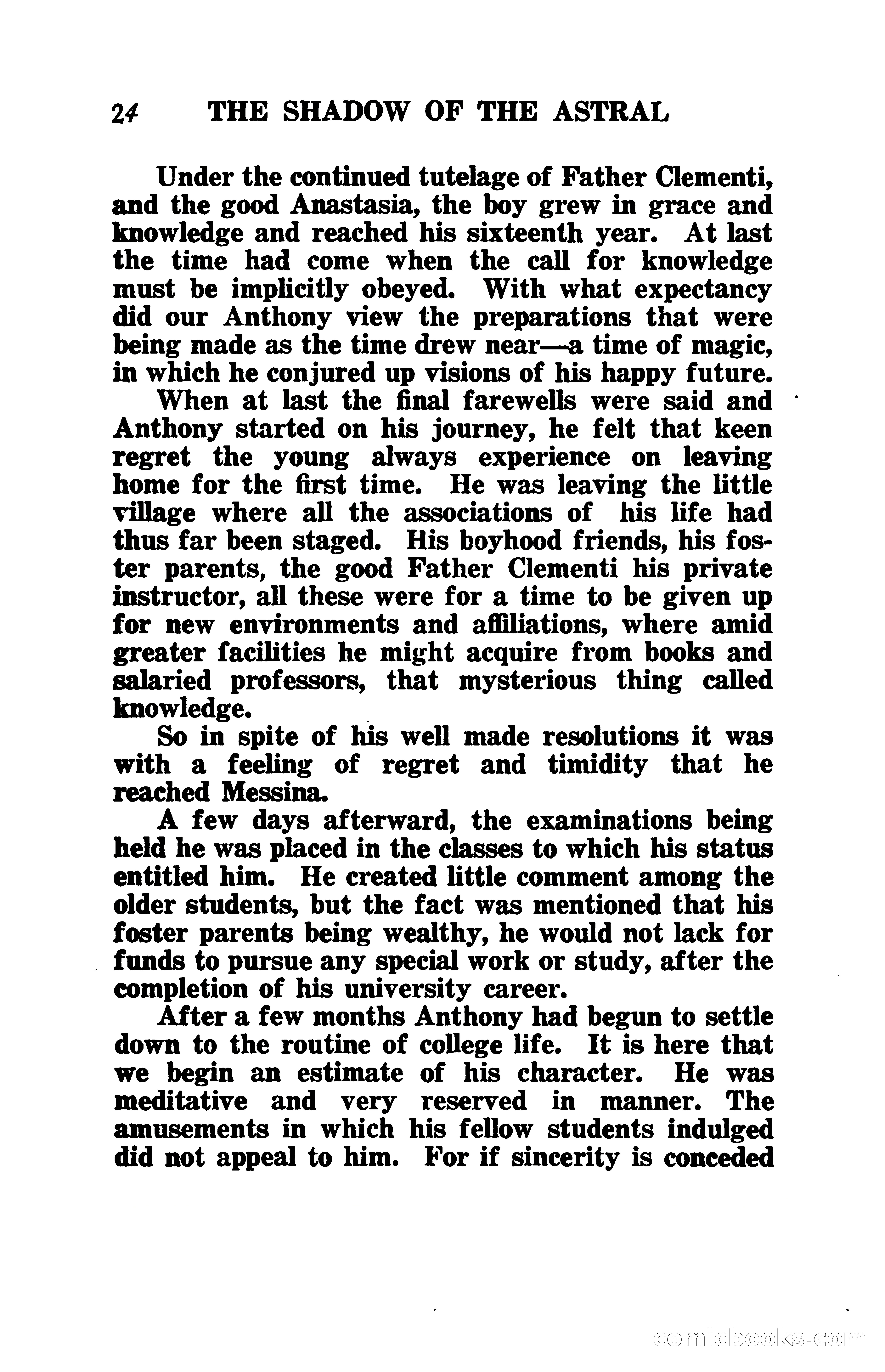The Shadow of the Astral: A Mystic Narrative — page 31 of 344
