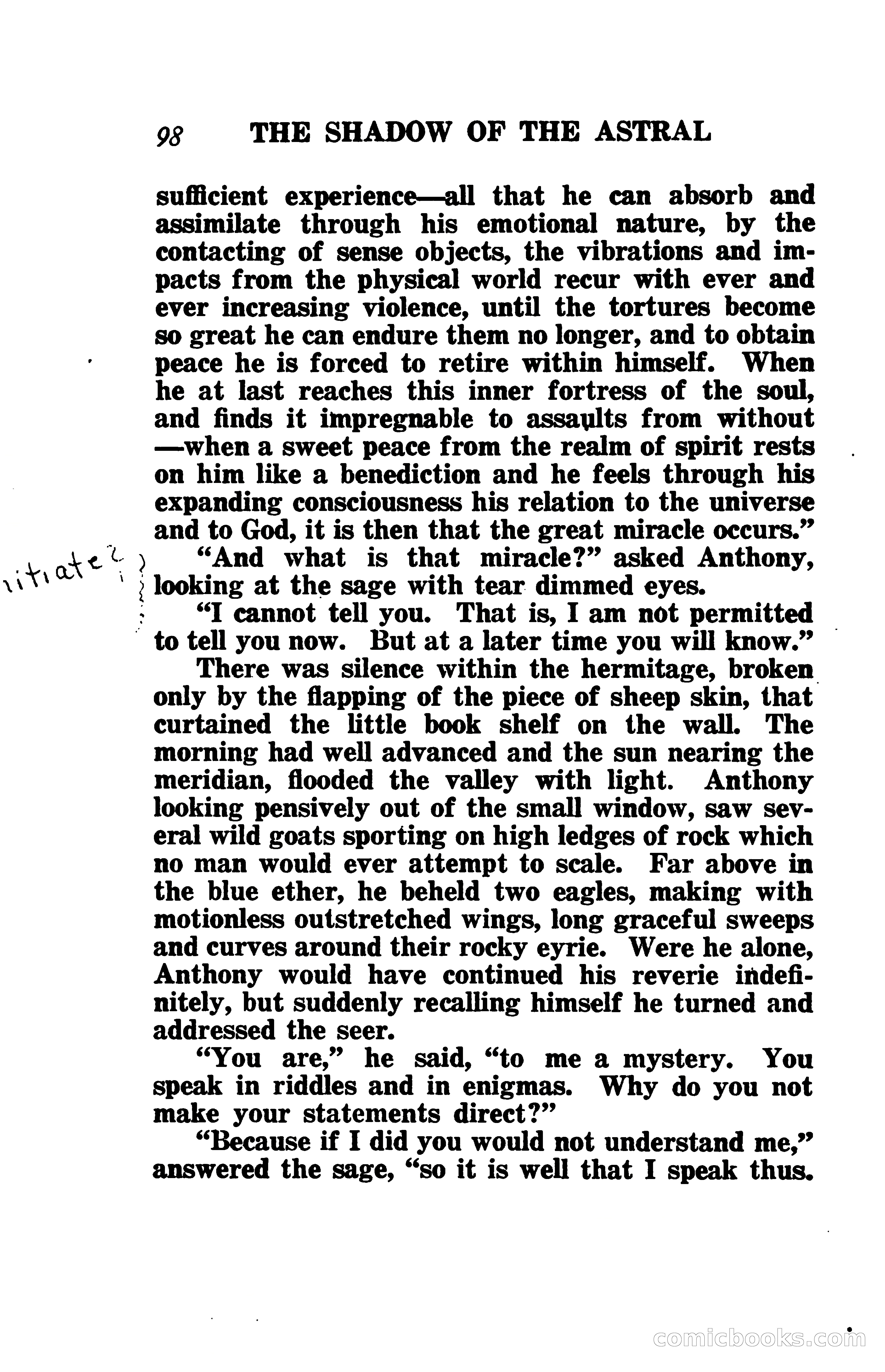 The Shadow of the Astral: A Mystic Narrative — page 105 of 344