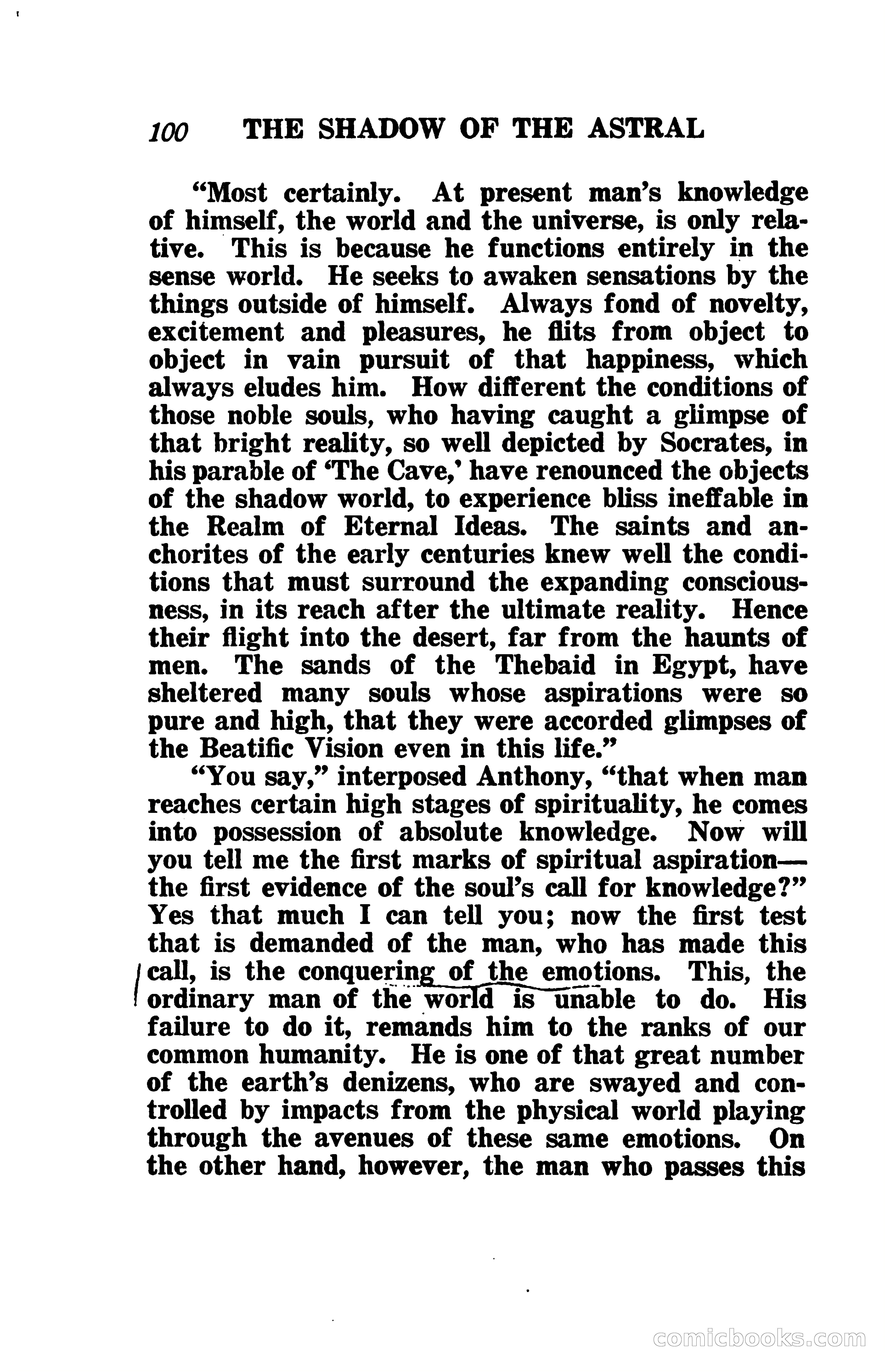 The Shadow of the Astral: A Mystic Narrative — page 107 of 344