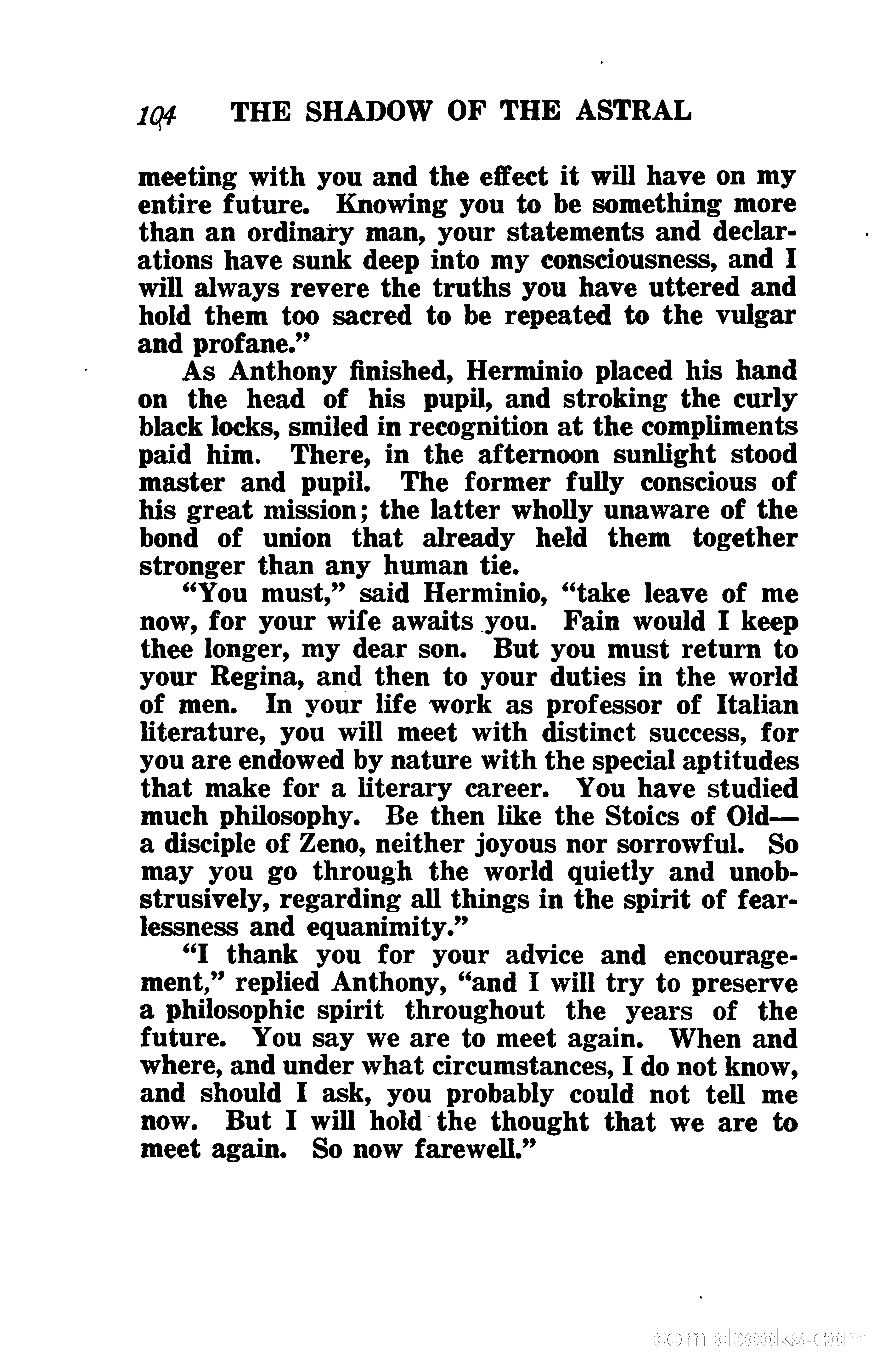 The Shadow of the Astral: A Mystic Narrative — page 111 of 344