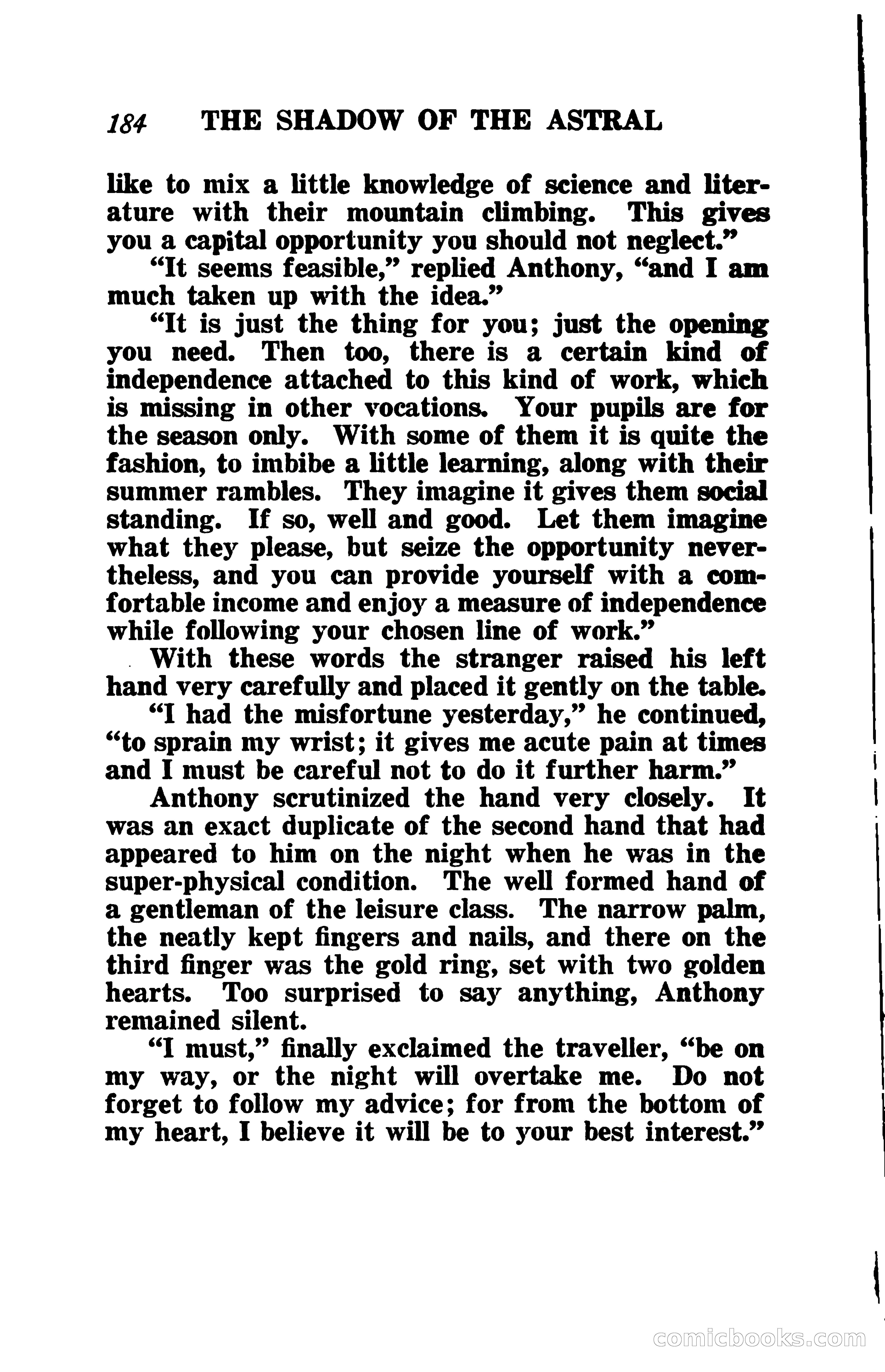 The Shadow of the Astral: A Mystic Narrative — page 191 of 344