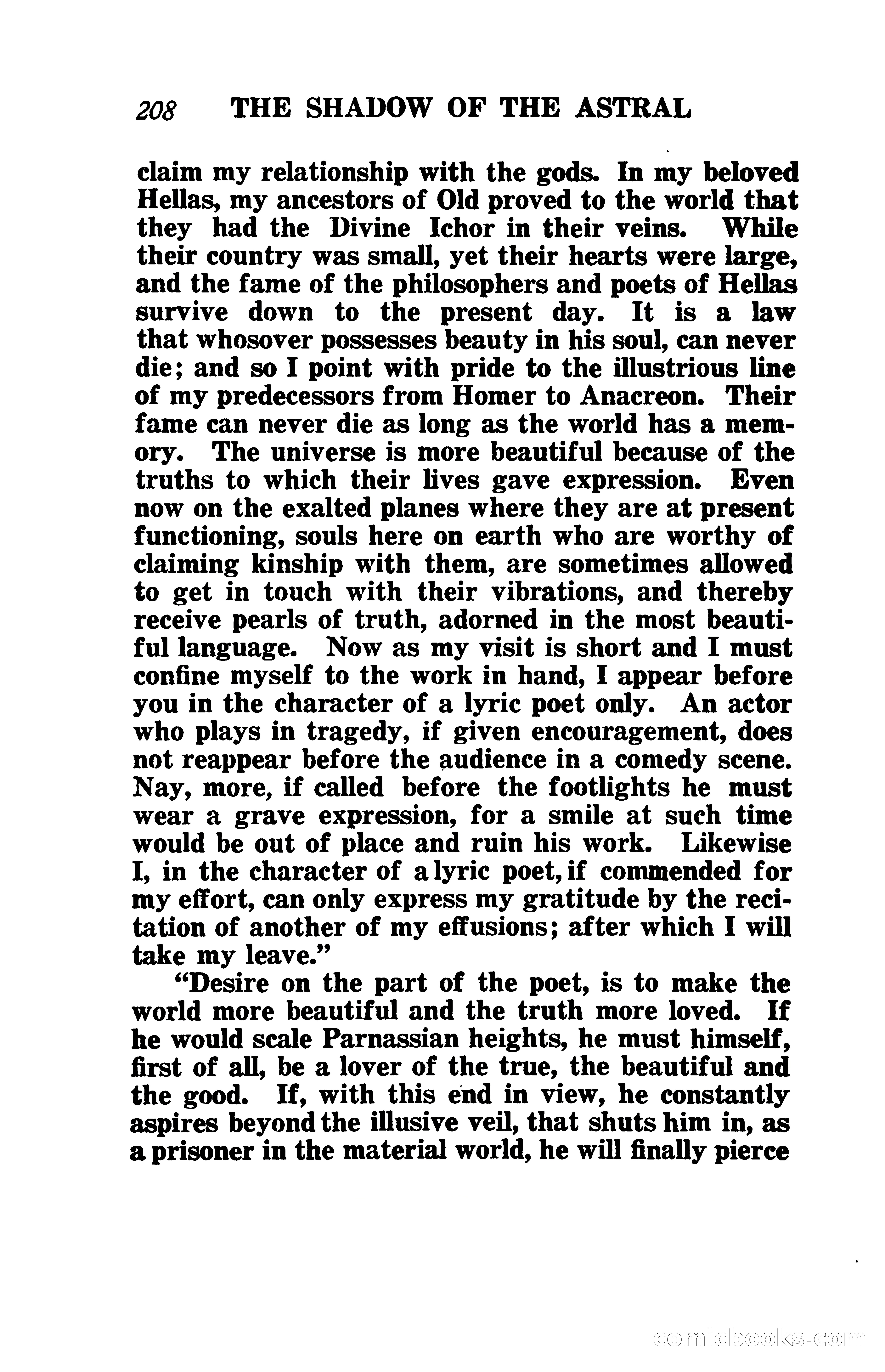 The Shadow of the Astral: A Mystic Narrative — page 215 of 344