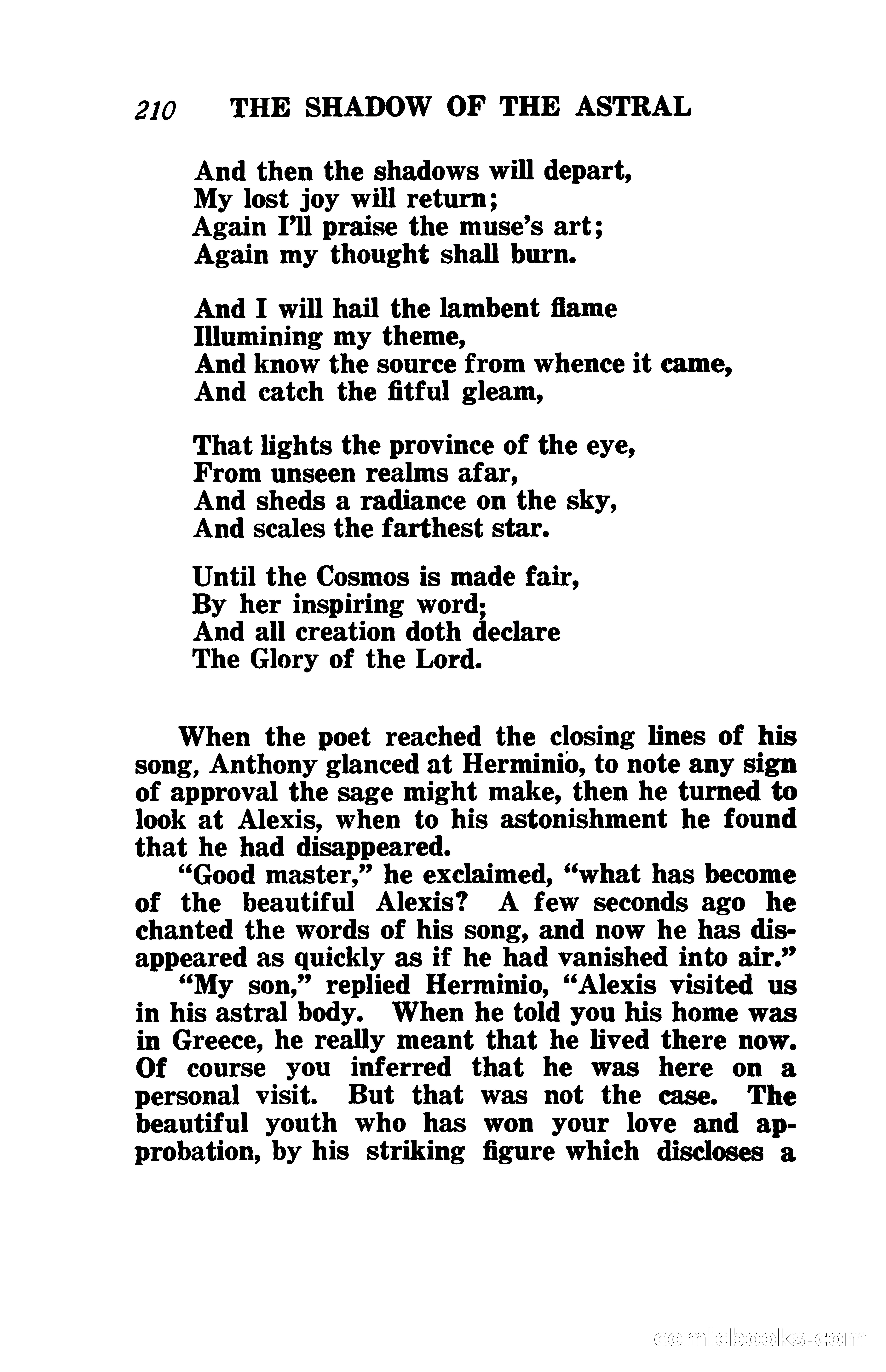 The Shadow of the Astral: A Mystic Narrative — page 217 of 344