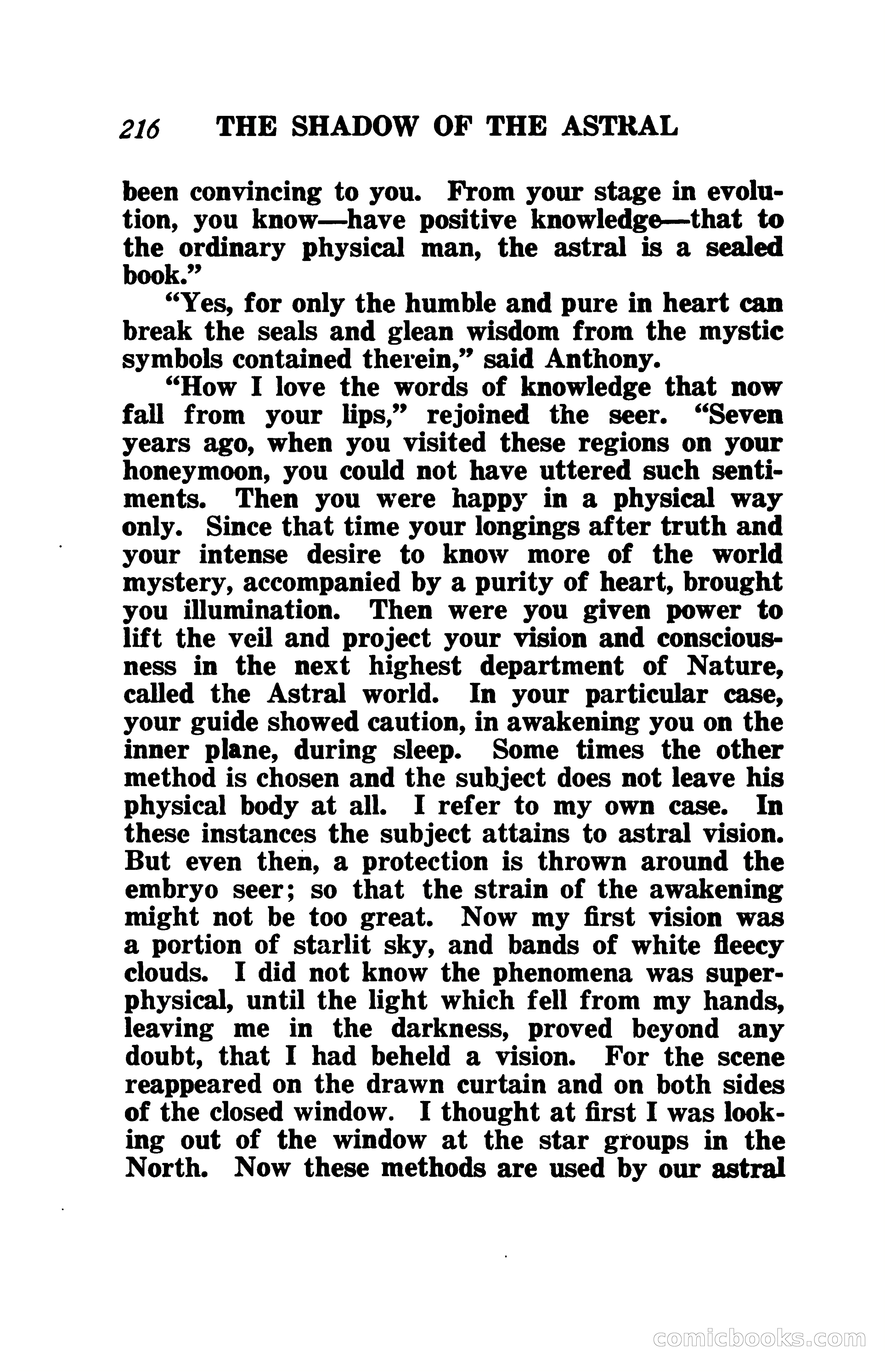 The Shadow of the Astral: A Mystic Narrative — page 223 of 344