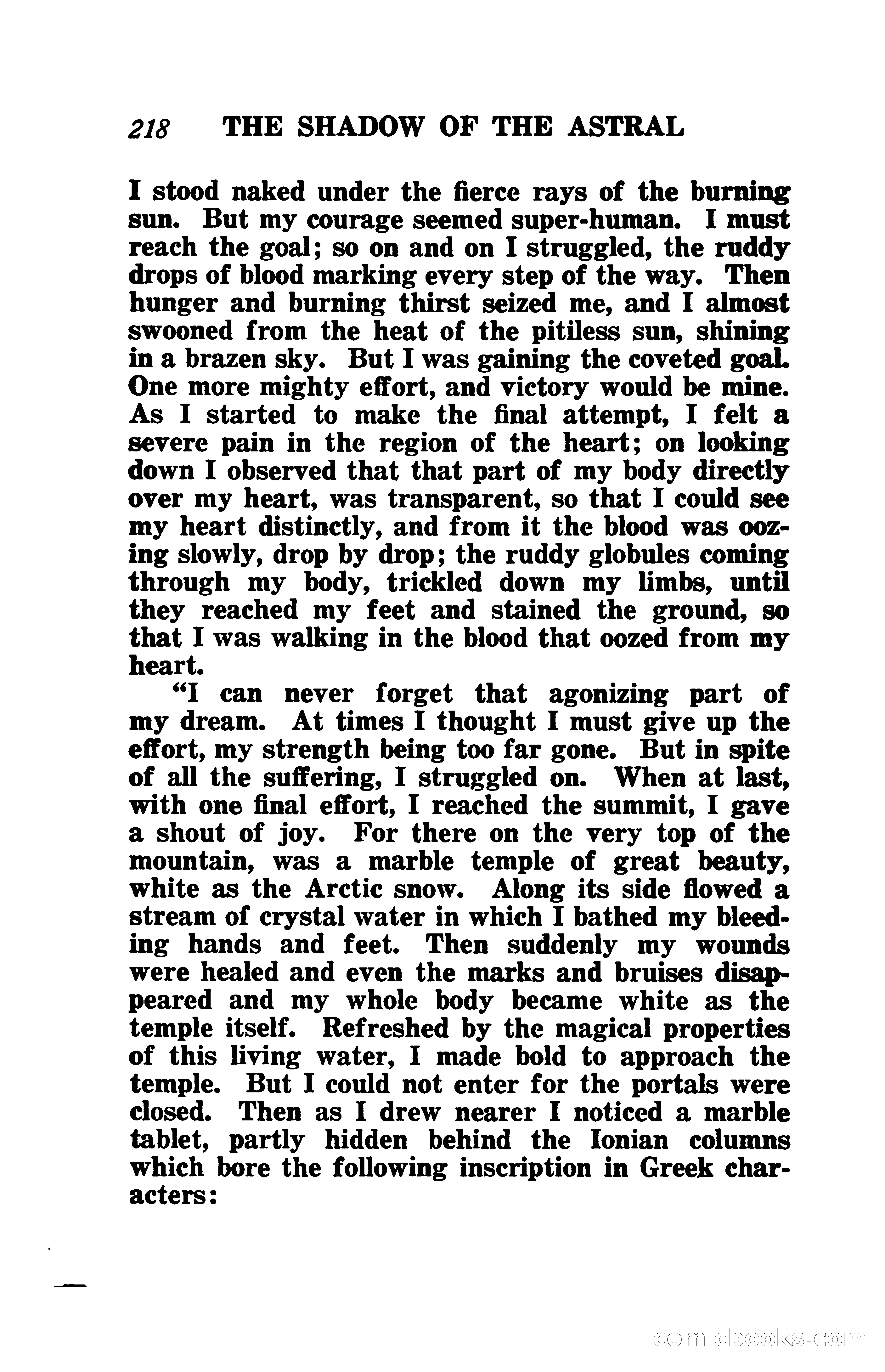 The Shadow of the Astral: A Mystic Narrative — page 225 of 344