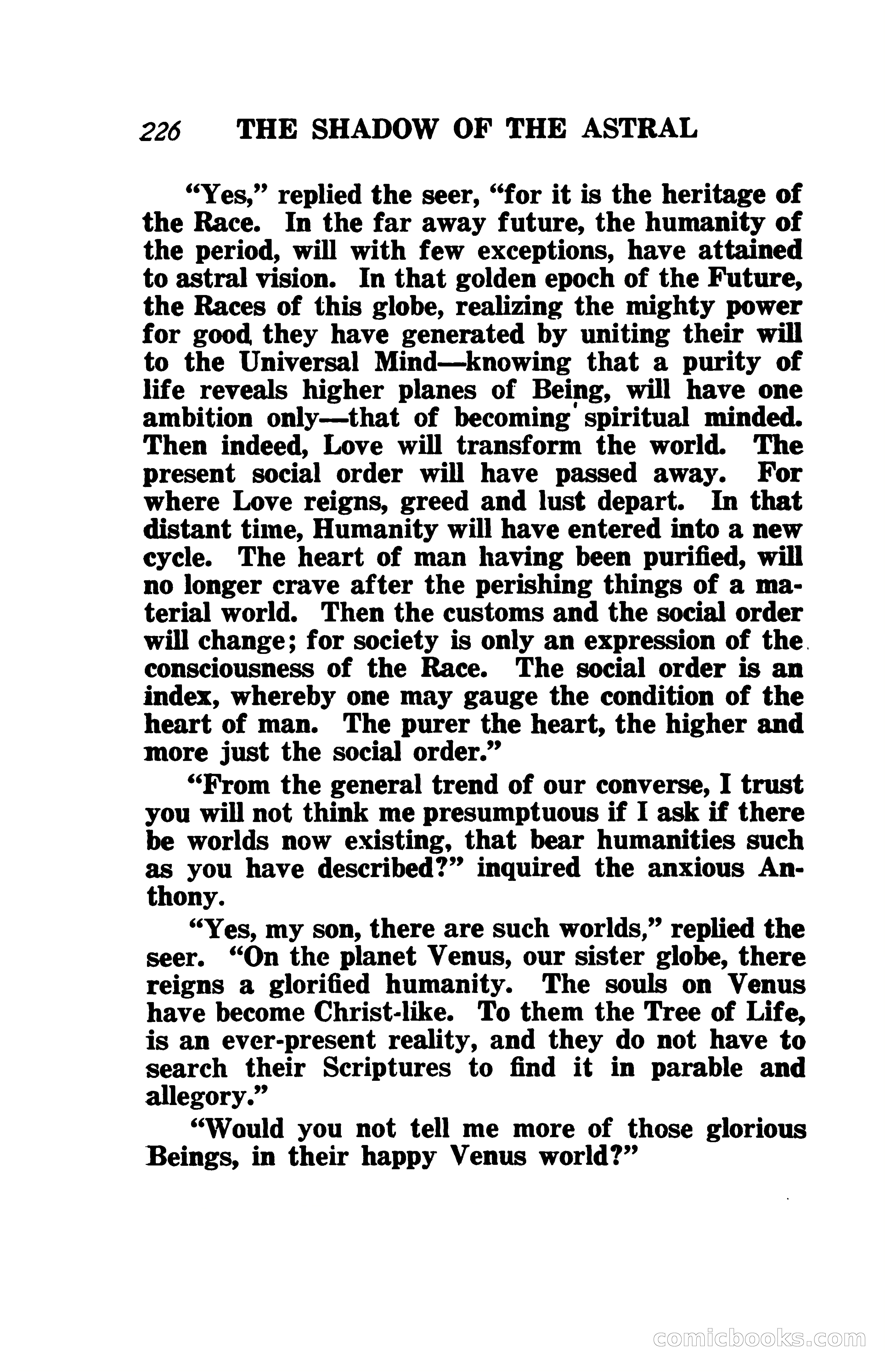 The Shadow of the Astral: A Mystic Narrative — page 233 of 344
