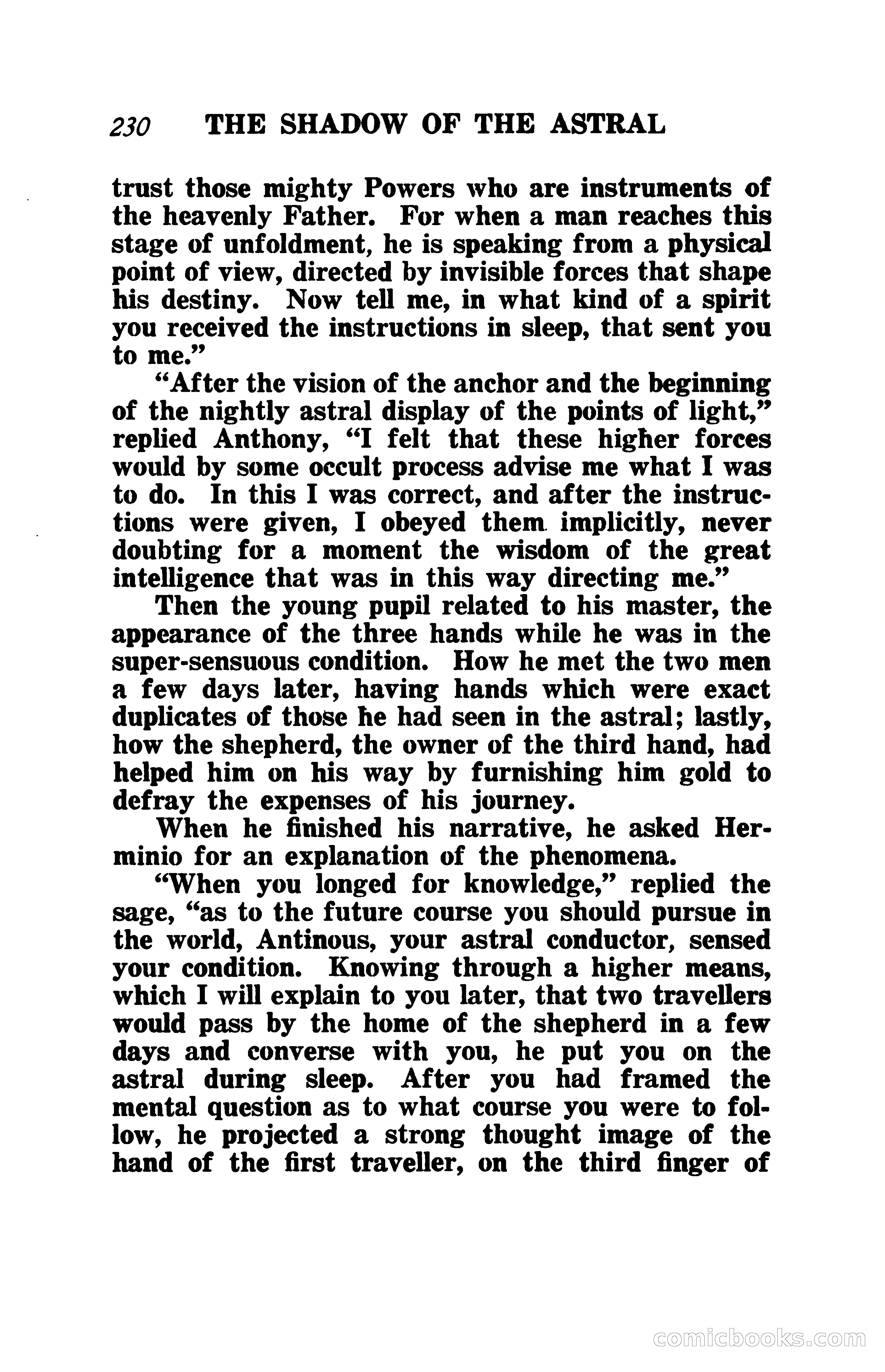 The Shadow of the Astral: A Mystic Narrative — page 237 of 344