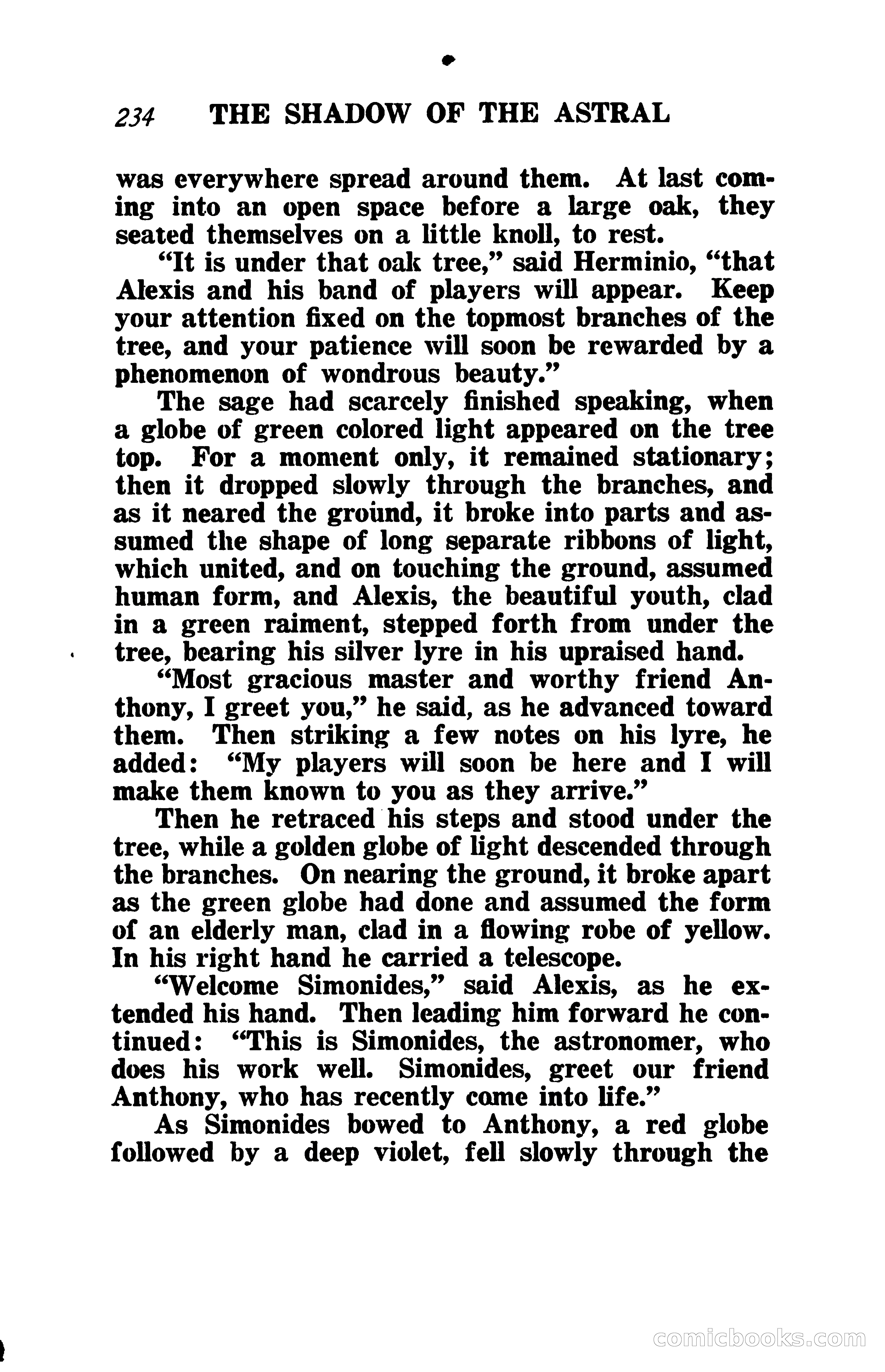 The Shadow of the Astral: A Mystic Narrative — page 241 of 344