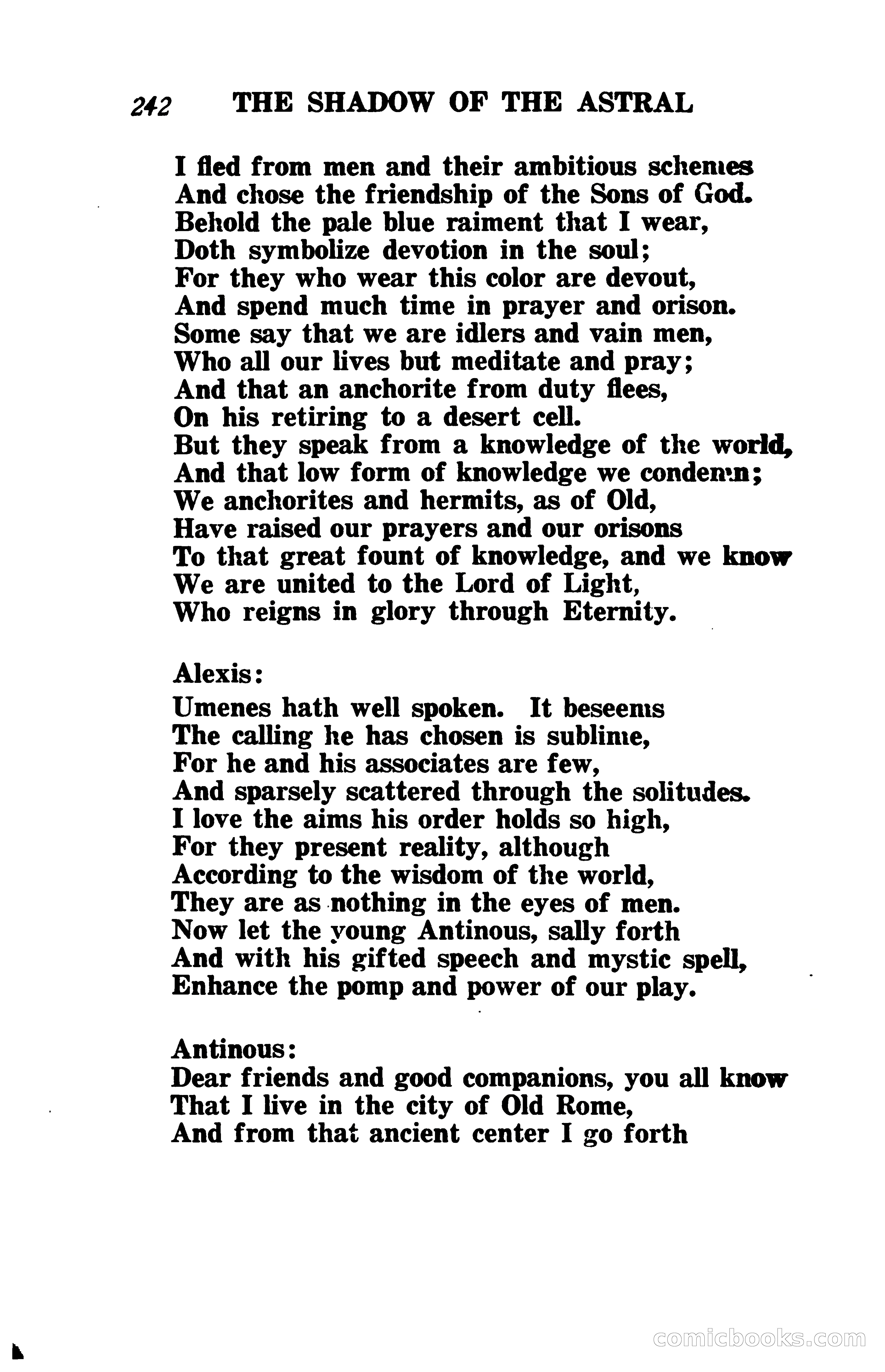 The Shadow of the Astral: A Mystic Narrative — page 249 of 344