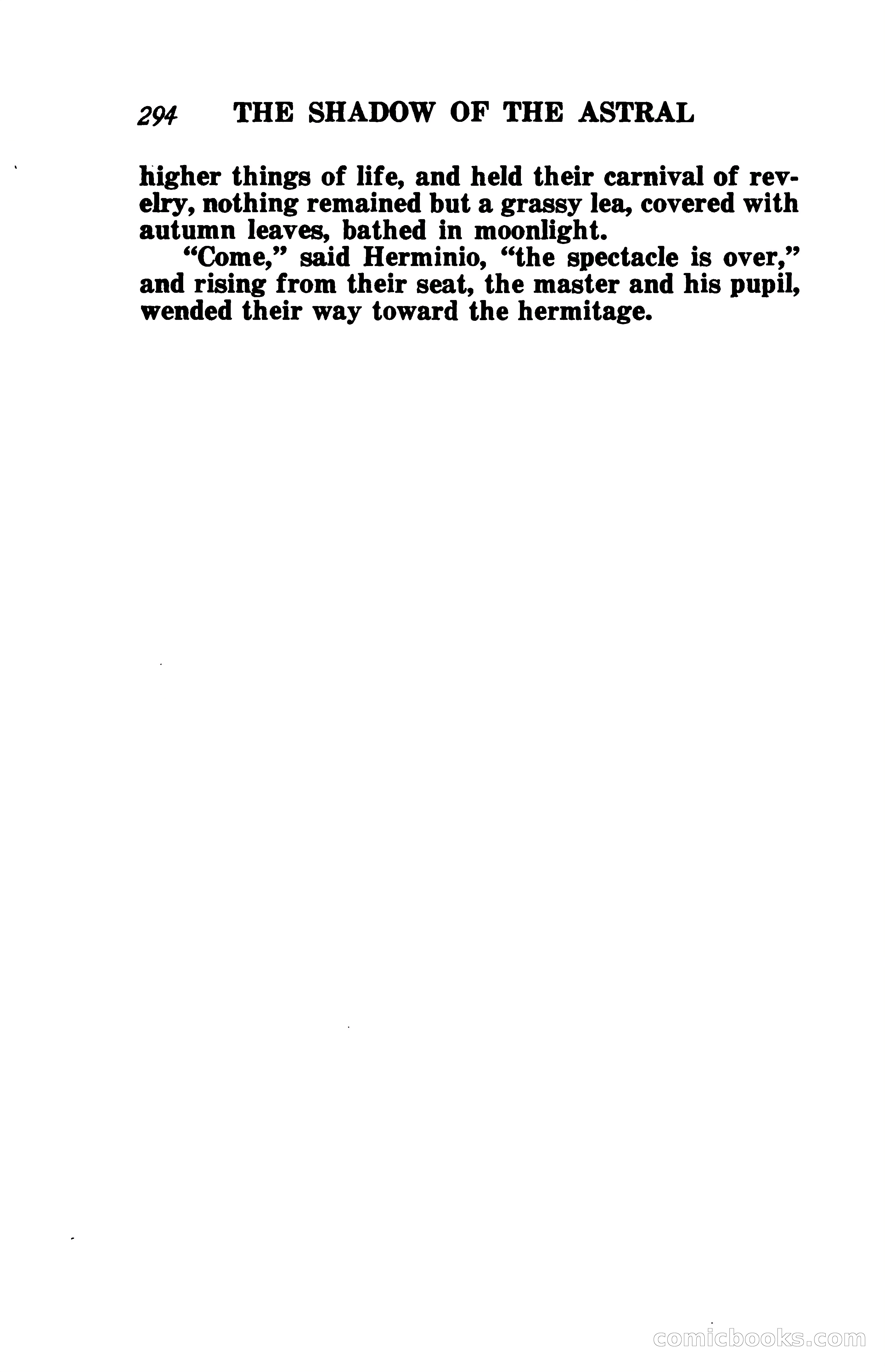 The Shadow of the Astral: A Mystic Narrative — page 301 of 344