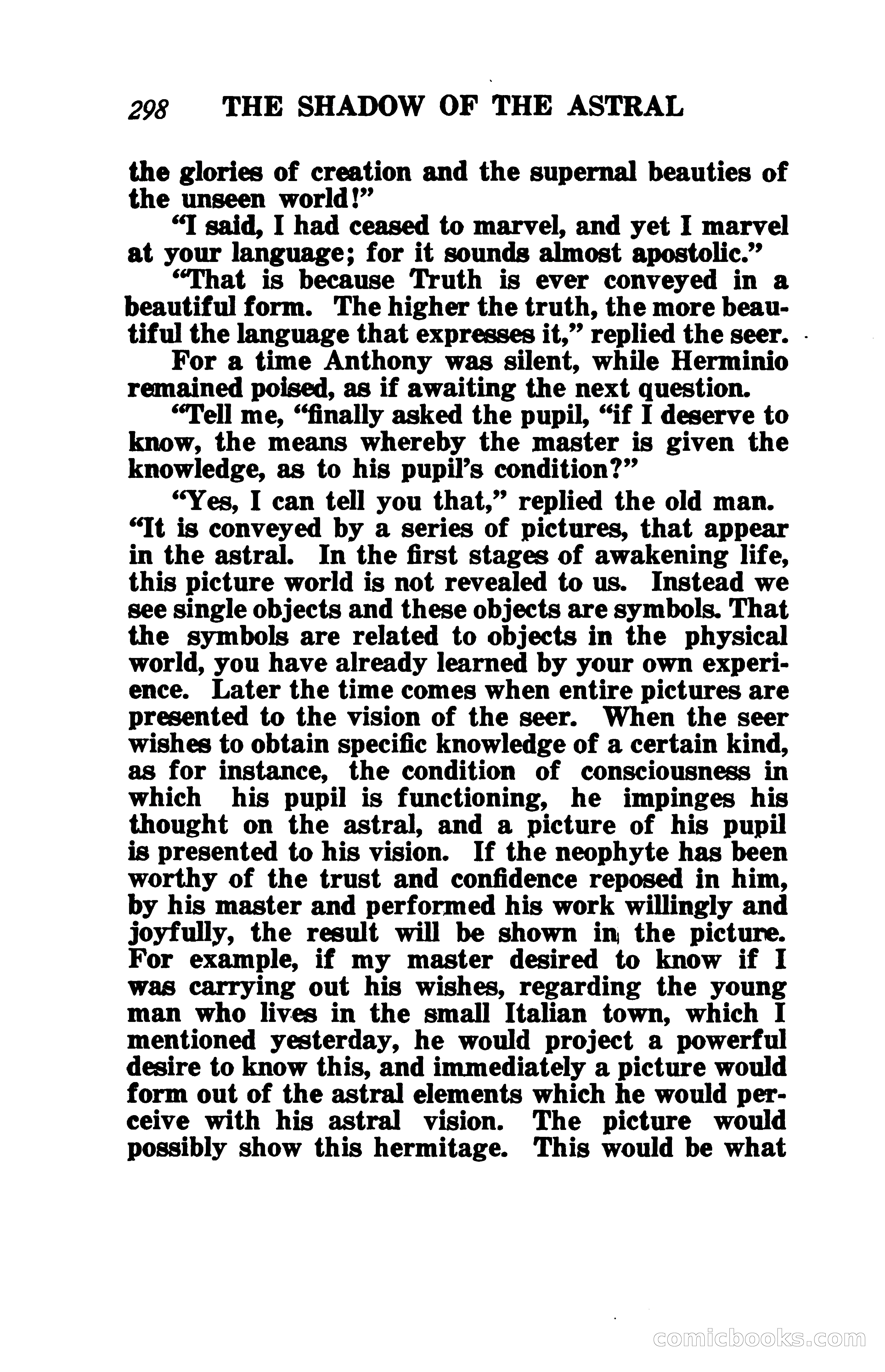 The Shadow of the Astral: A Mystic Narrative — page 305 of 344