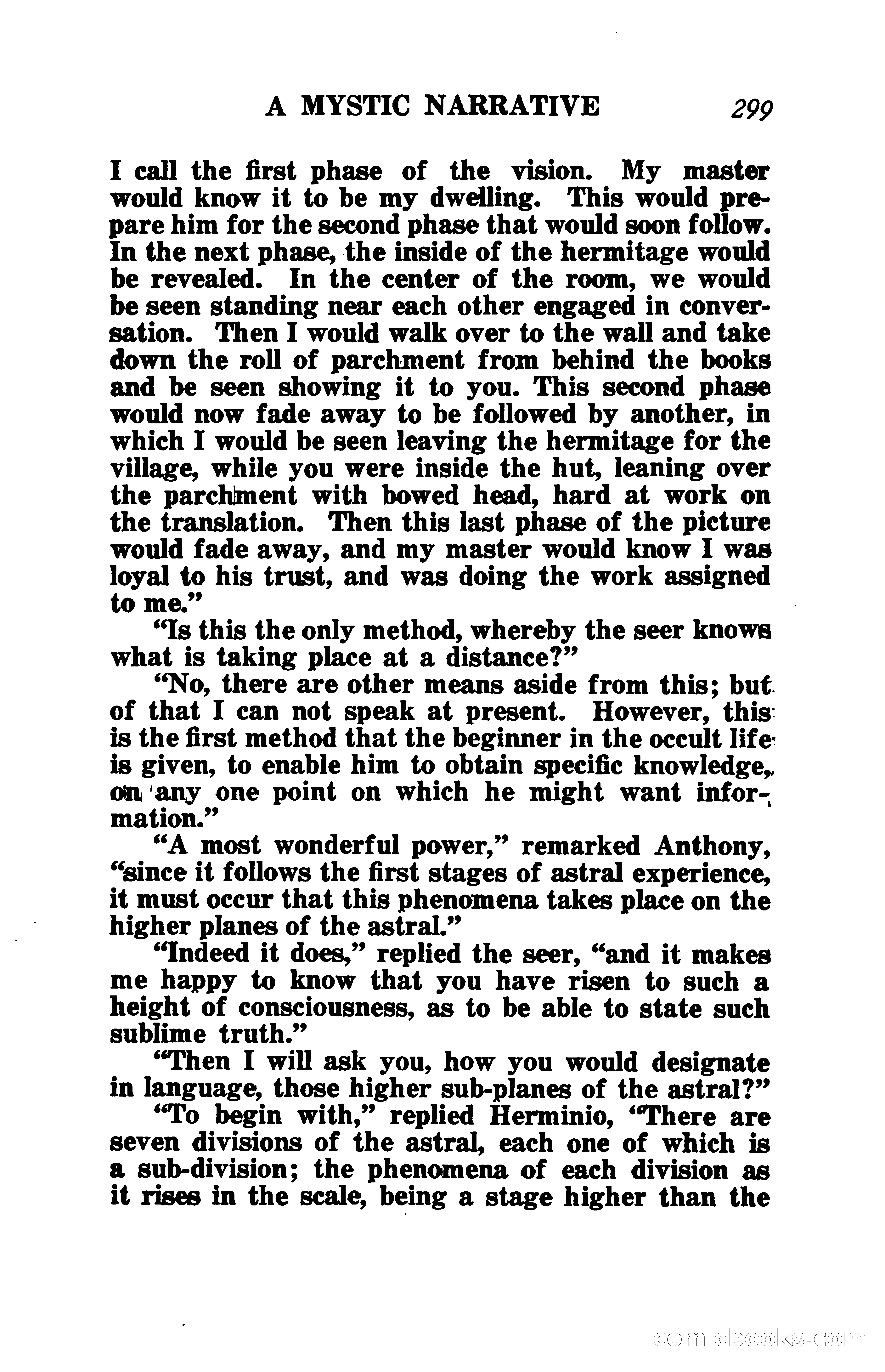 The Shadow of the Astral: A Mystic Narrative — page 306 of 344