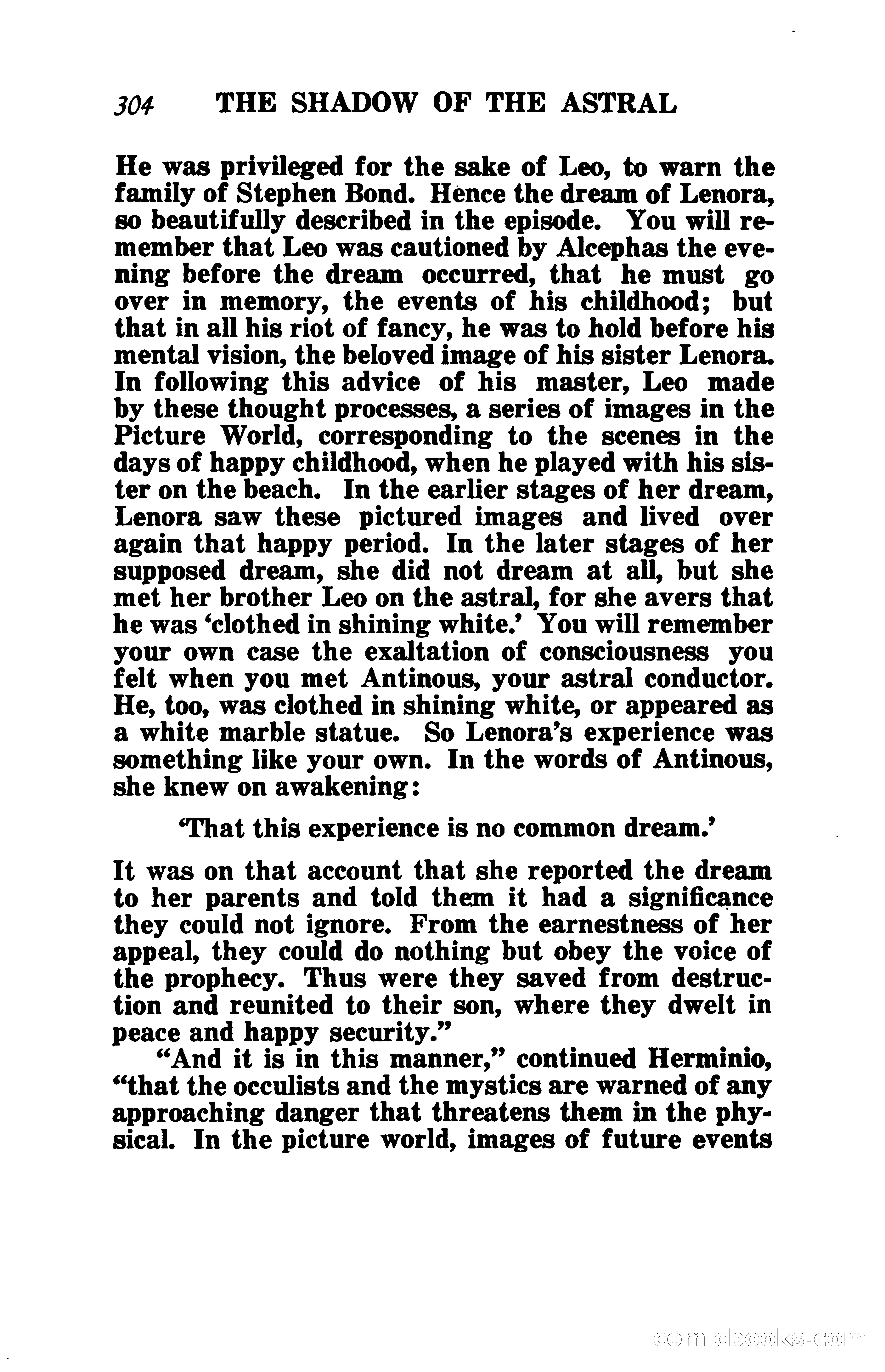 The Shadow of the Astral: A Mystic Narrative — page 311 of 344