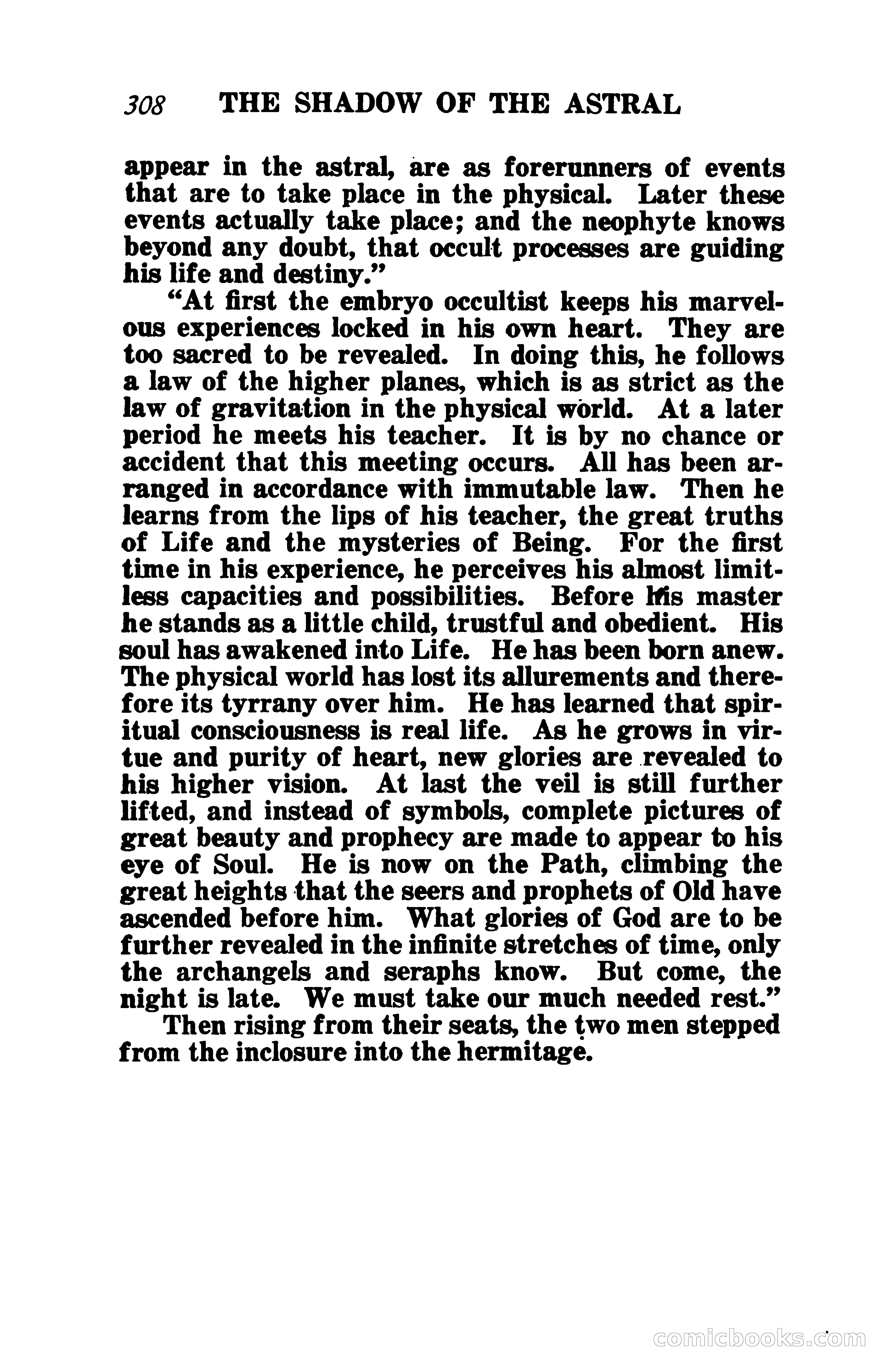 The Shadow of the Astral: A Mystic Narrative — page 315 of 344