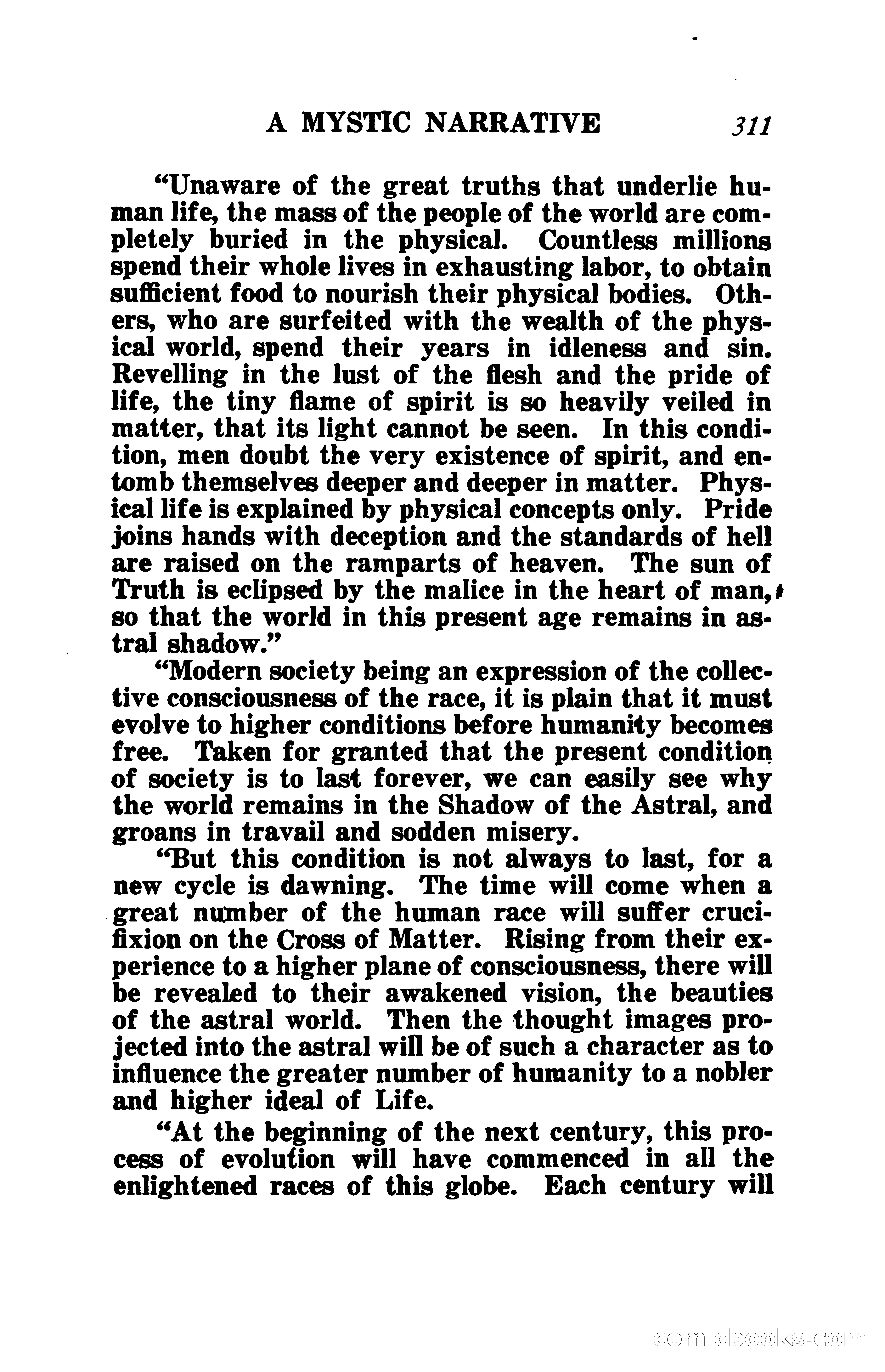The Shadow of the Astral: A Mystic Narrative — page 318 of 344