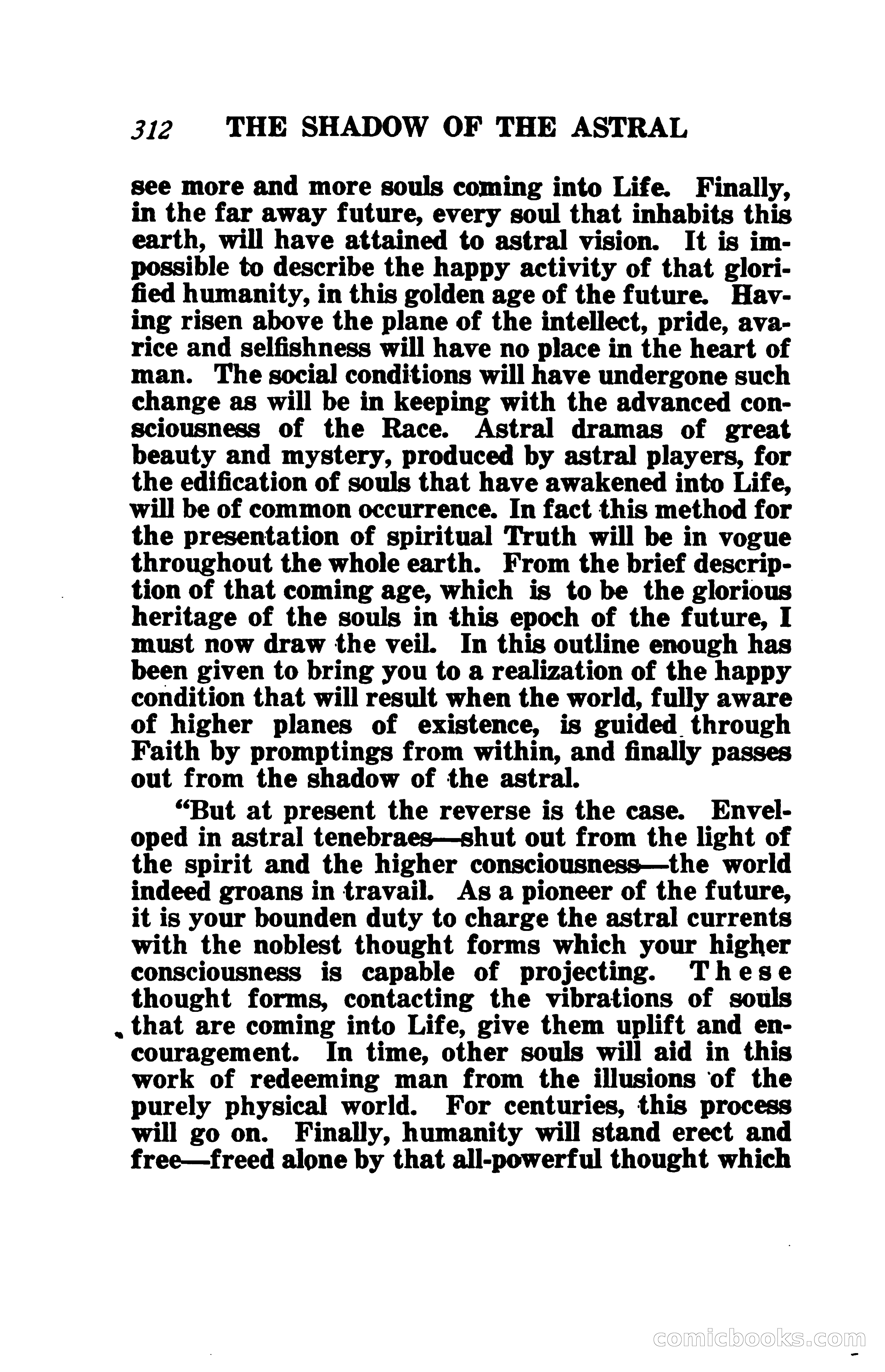 The Shadow of the Astral: A Mystic Narrative — page 319 of 344