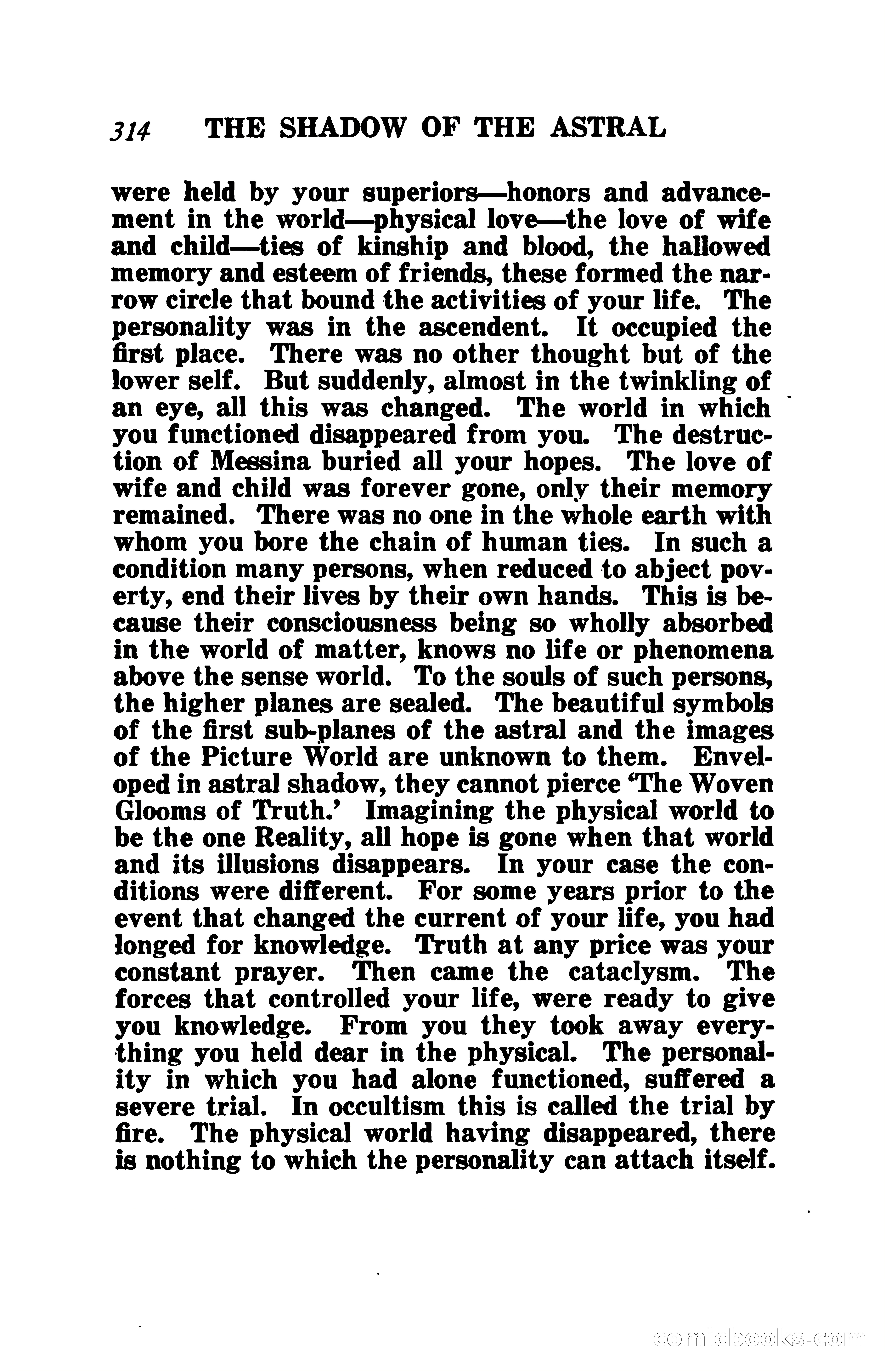 The Shadow of the Astral: A Mystic Narrative — page 321 of 344