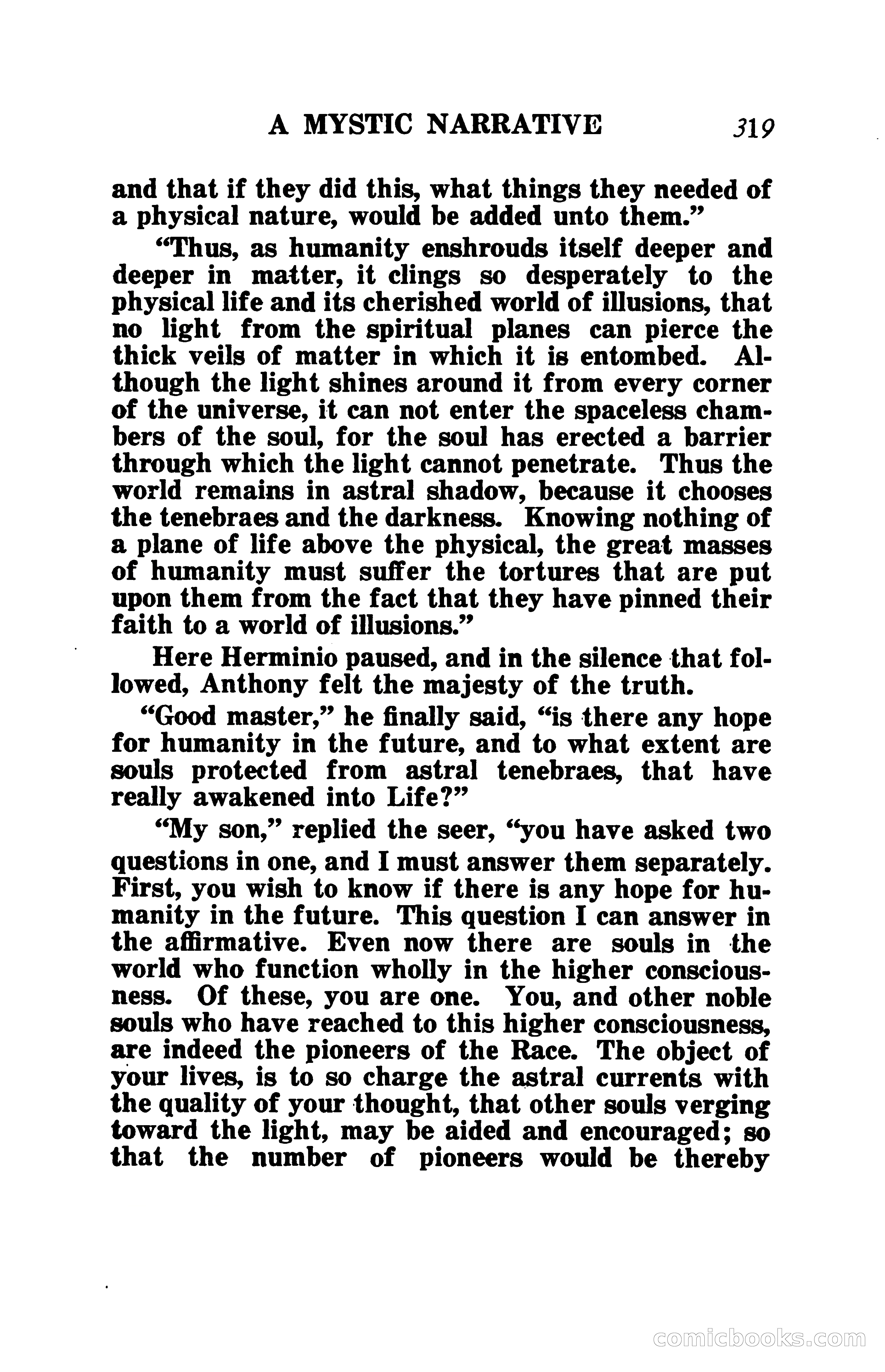 The Shadow of the Astral: A Mystic Narrative — page 326 of 344