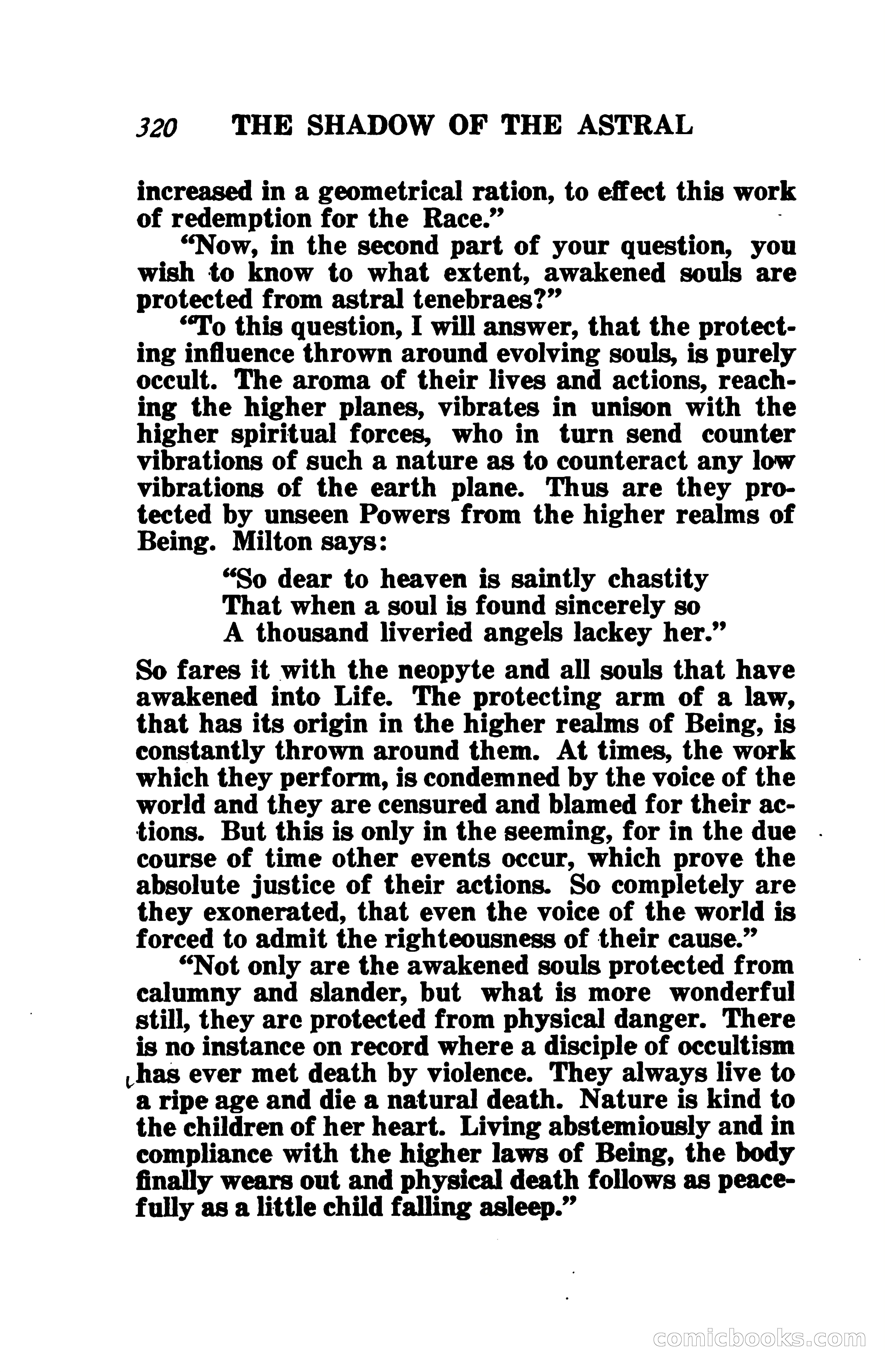 The Shadow of the Astral: A Mystic Narrative — page 327 of 344