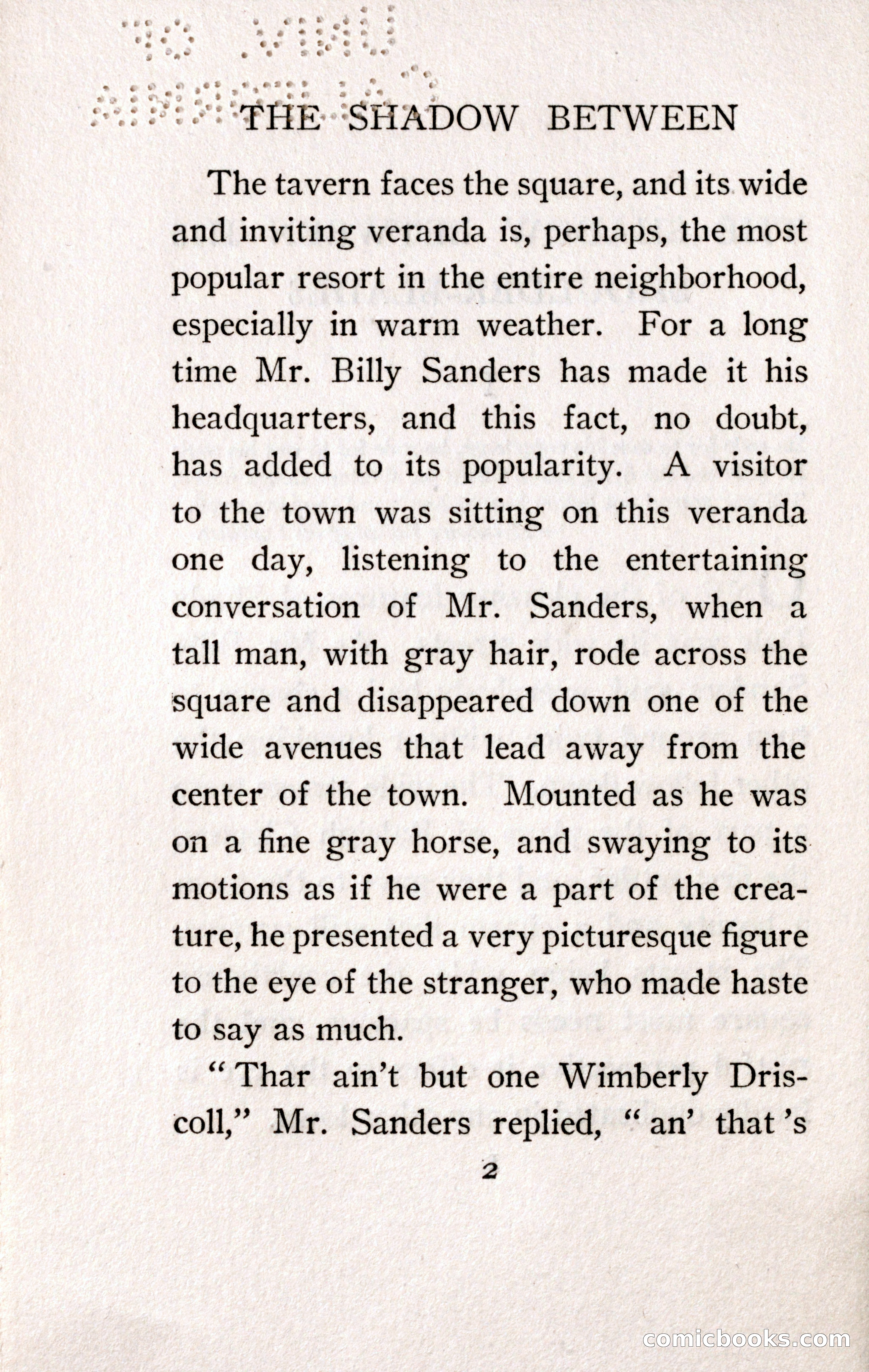 The Shadow Between His Shoulder Blades — page 12 of 158