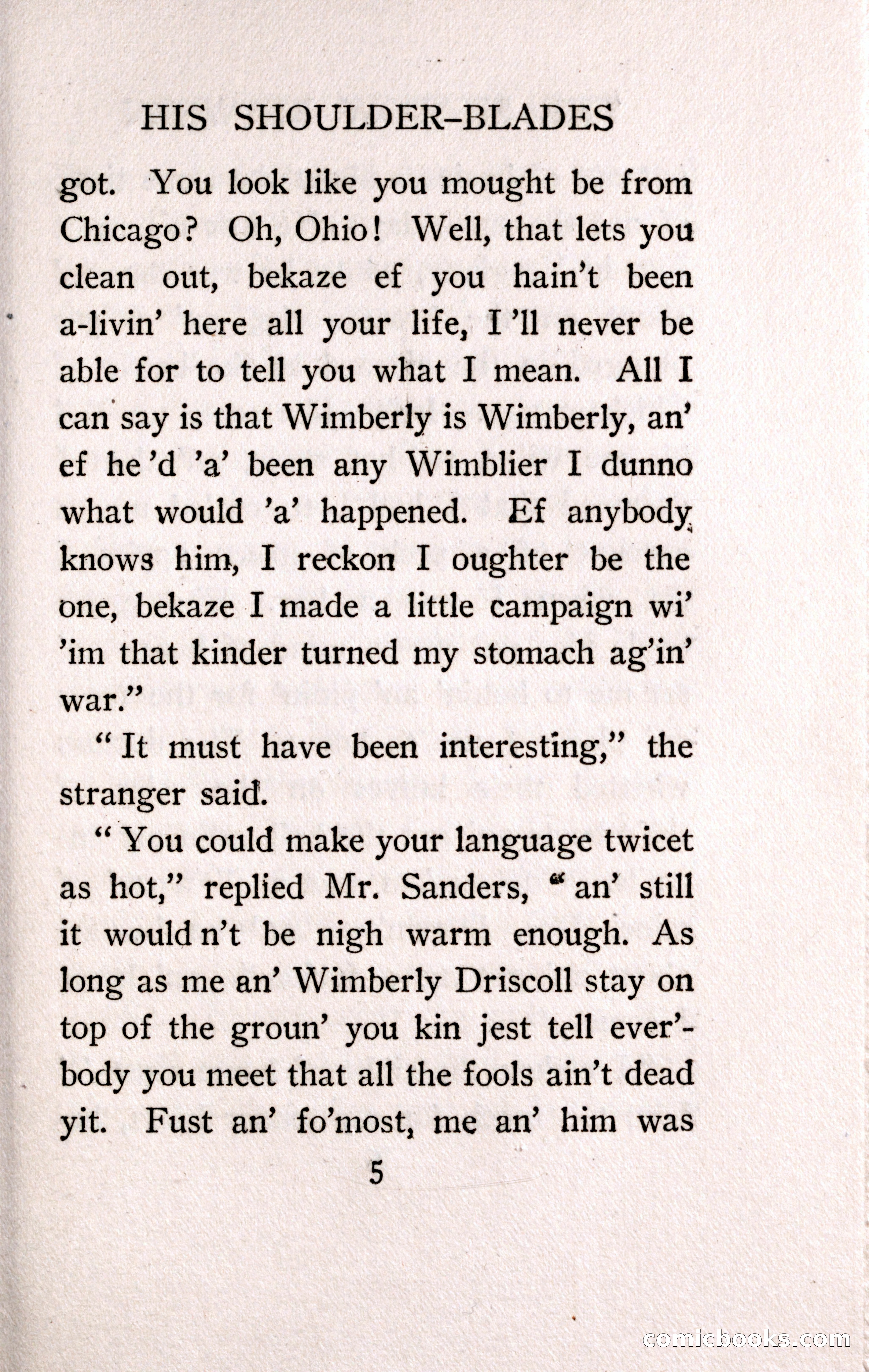 The Shadow Between His Shoulder Blades — page 15 of 158