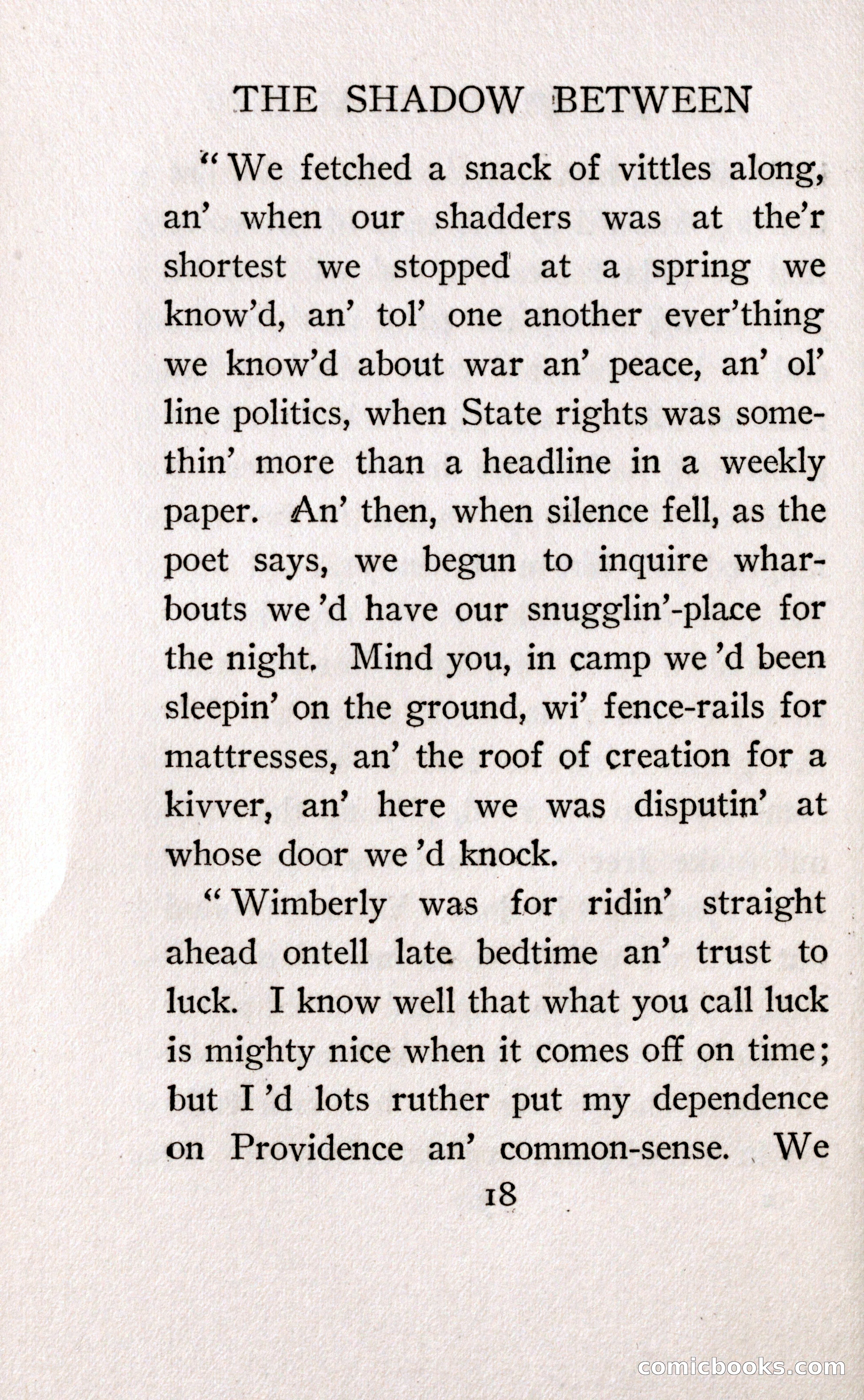 The Shadow Between His Shoulder Blades — page 28 of 158