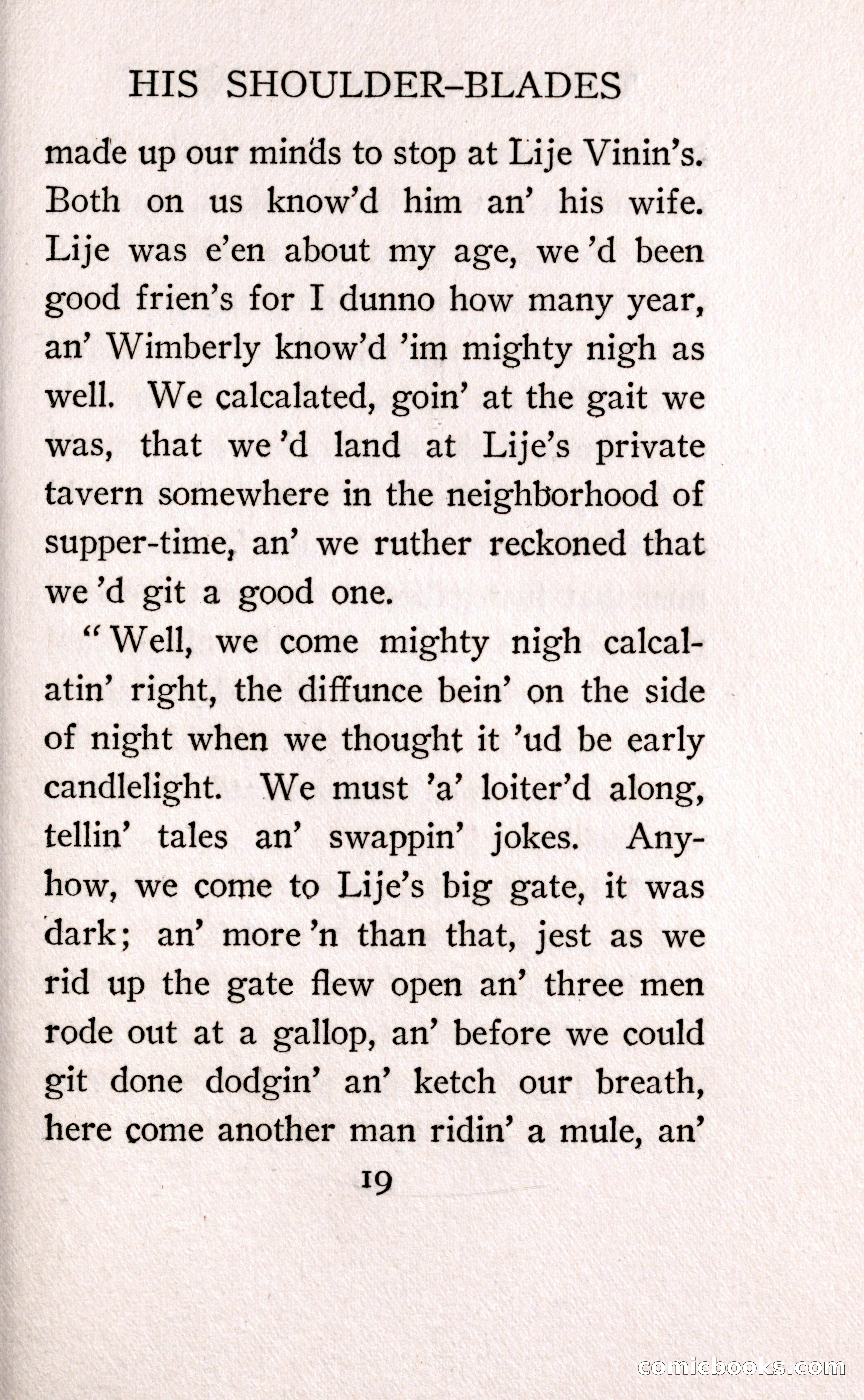 The Shadow Between His Shoulder Blades — page 29 of 158