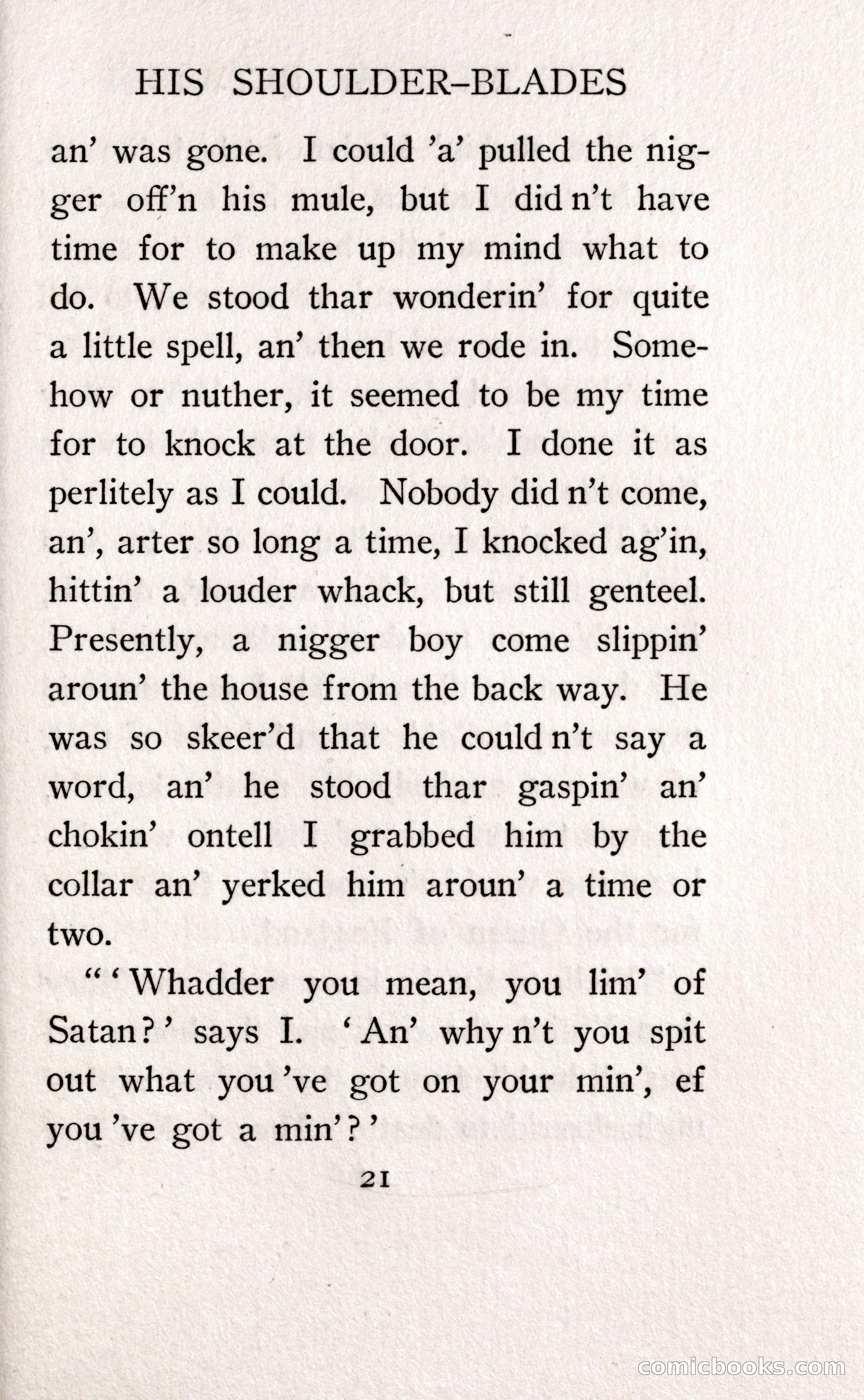 The Shadow Between His Shoulder Blades — page 31 of 158