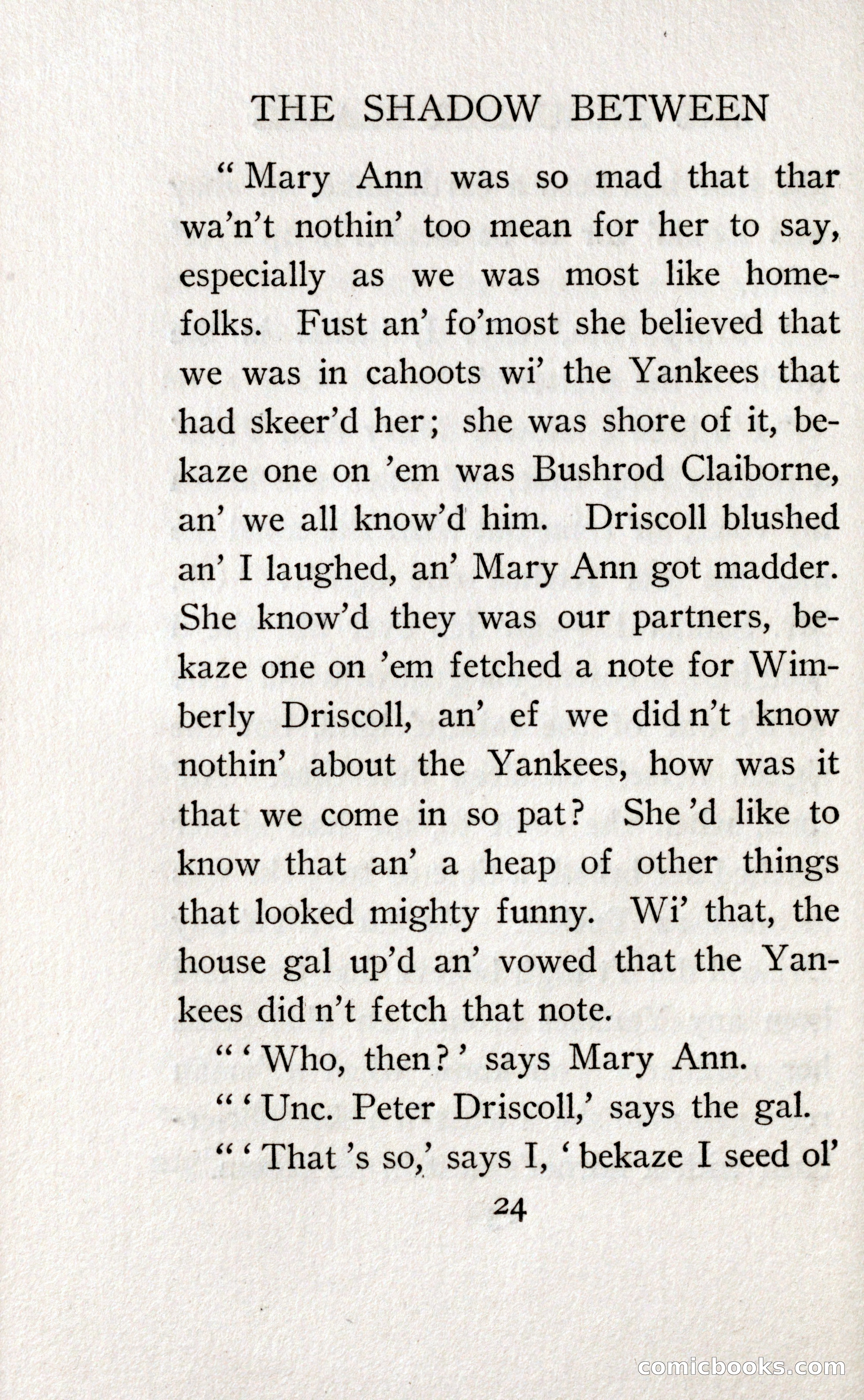 The Shadow Between His Shoulder Blades — page 34 of 158