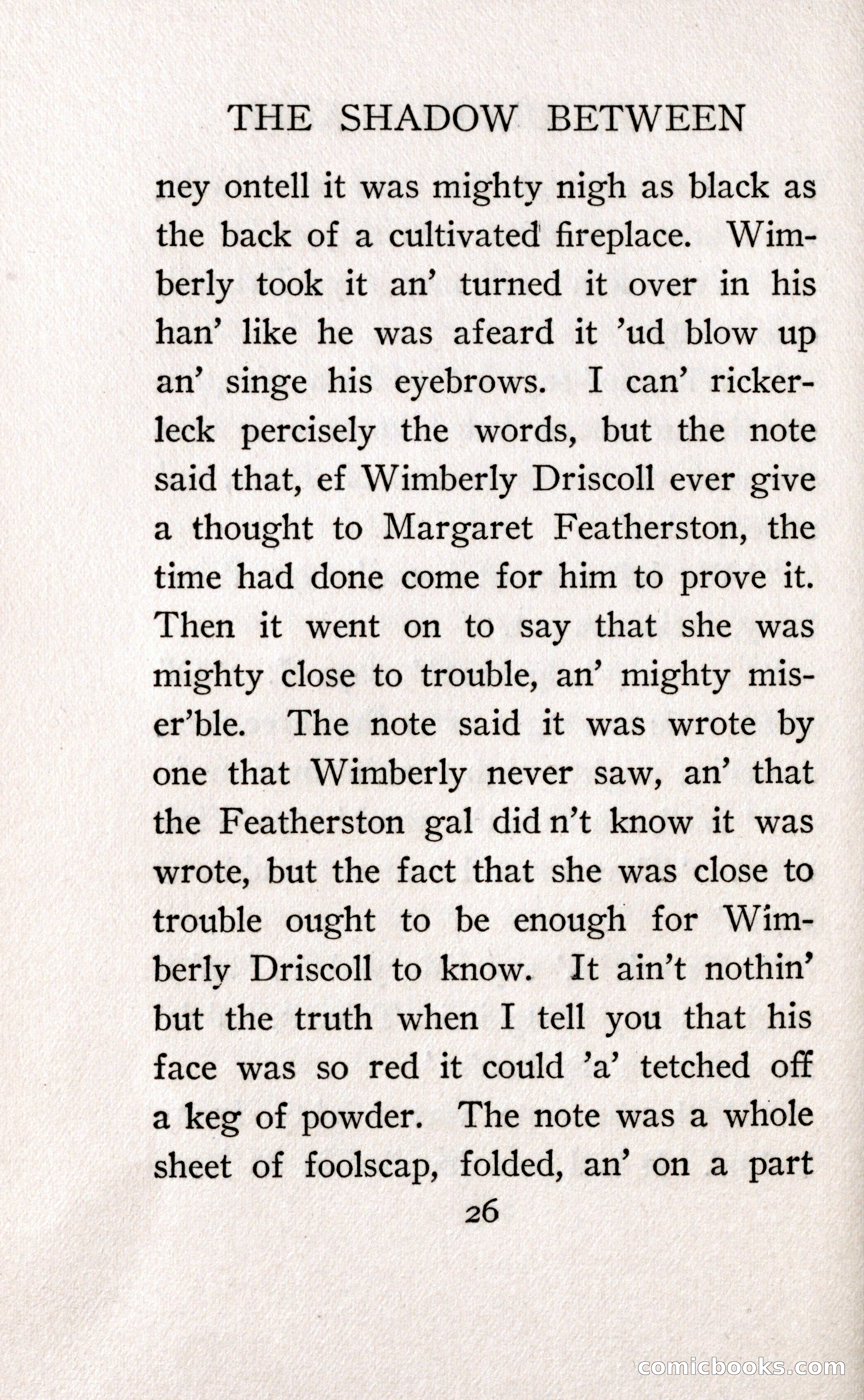 The Shadow Between His Shoulder Blades — page 36 of 158