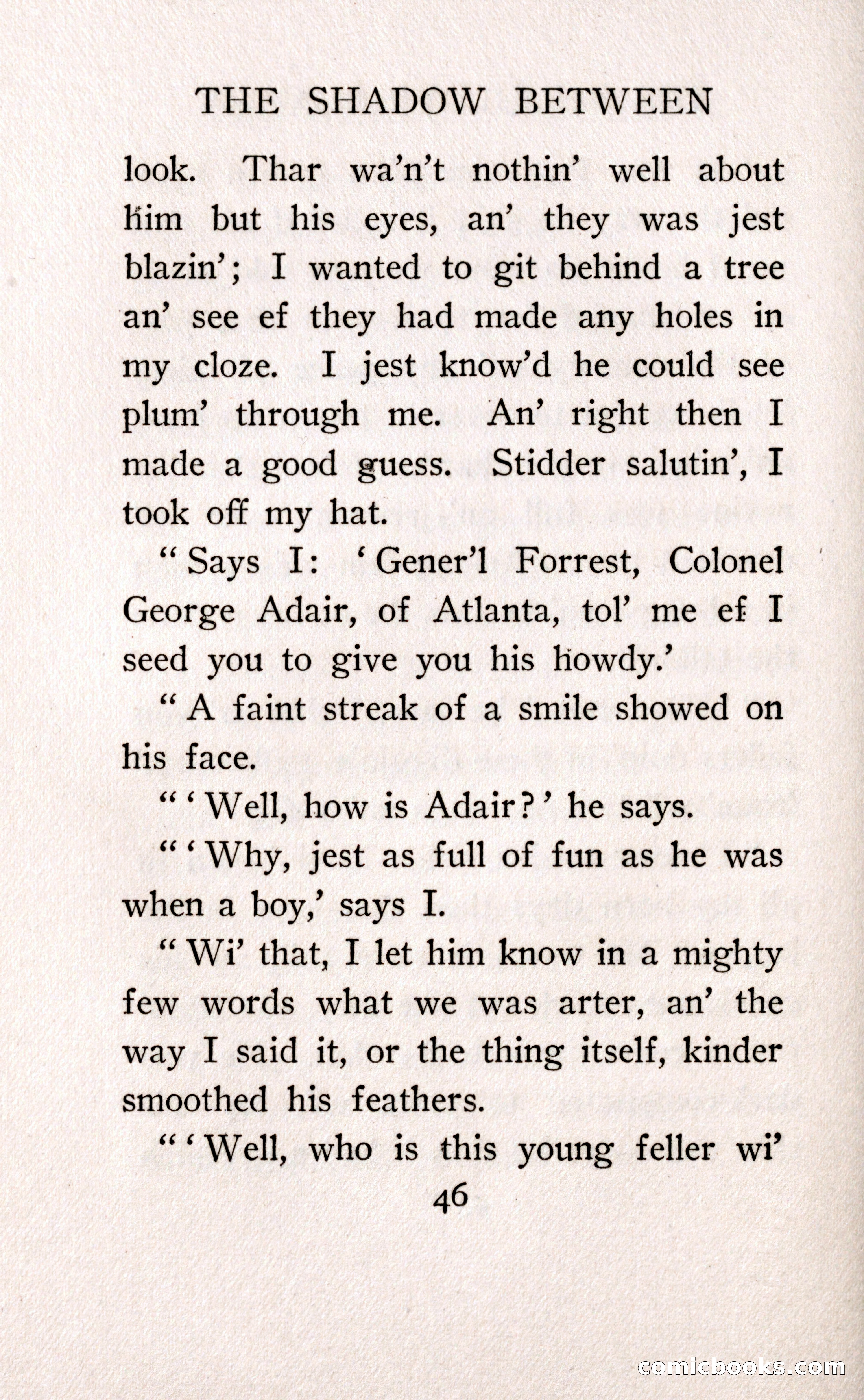 The Shadow Between His Shoulder Blades — page 58 of 158