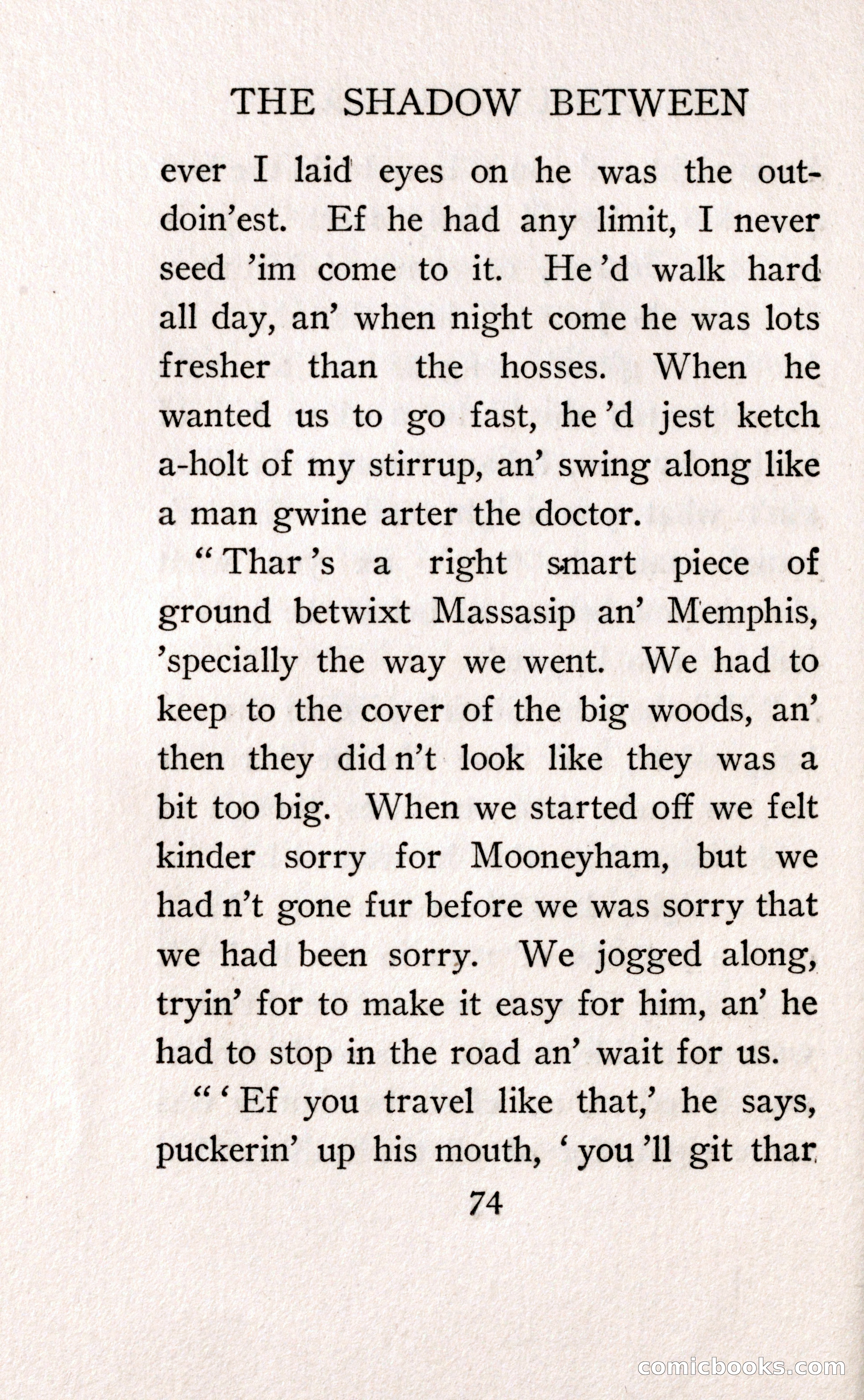 The Shadow Between His Shoulder Blades — page 88 of 158