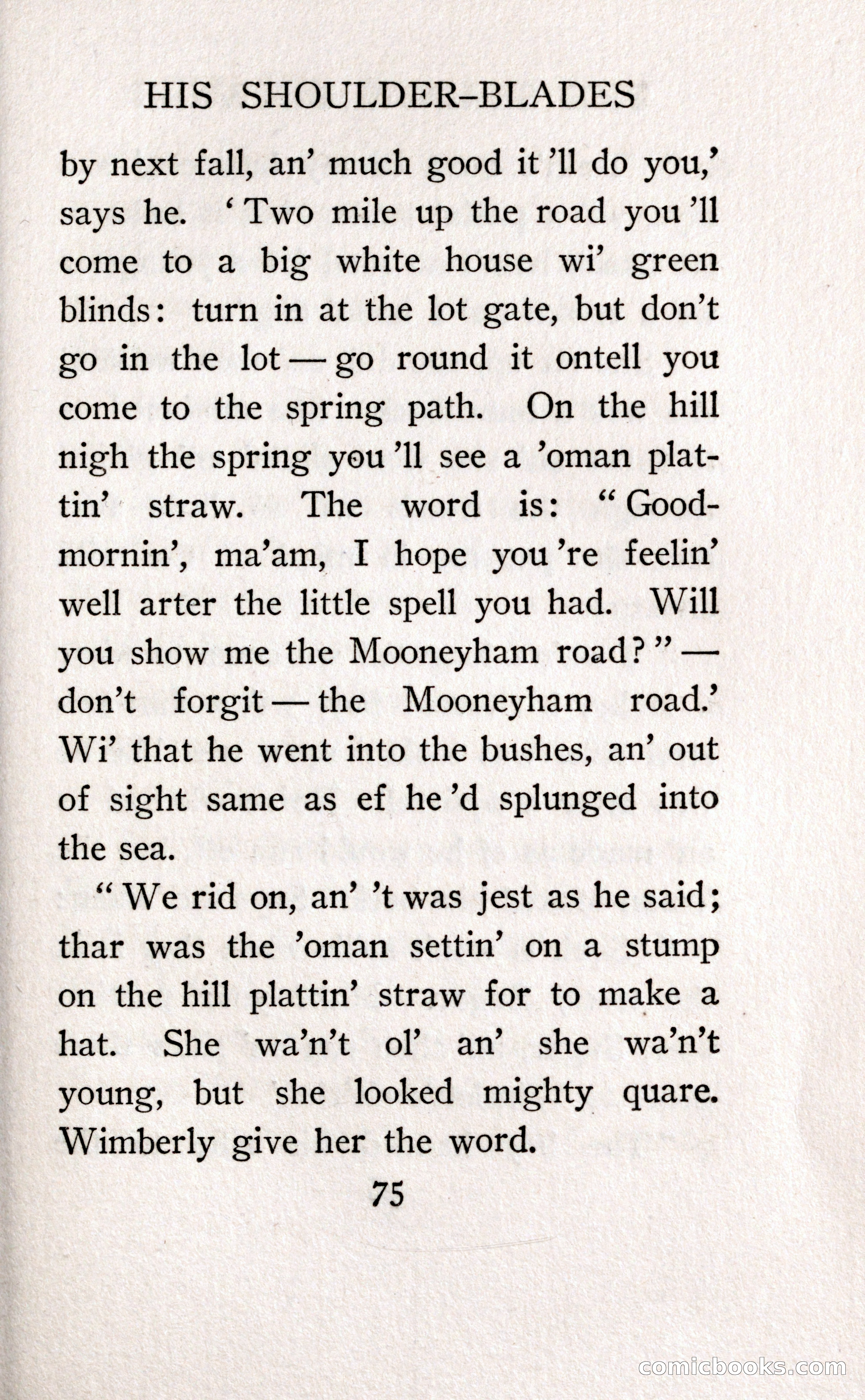 The Shadow Between His Shoulder Blades — page 89 of 158